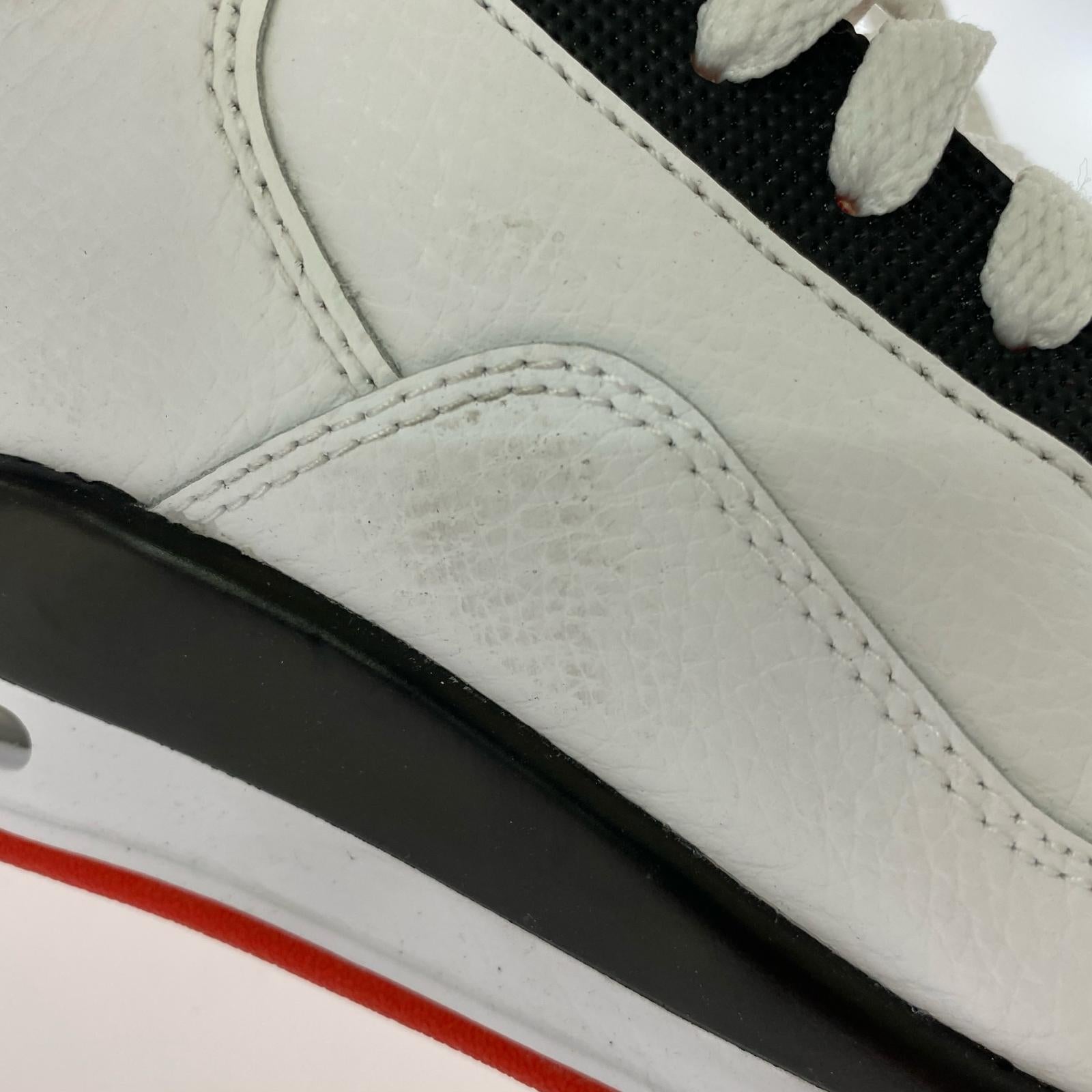 スニーカー NIKE Flight Legacy White/University Red 27㎝ BQ4212-100 27cm (US9 UK8 1/2 EU44)