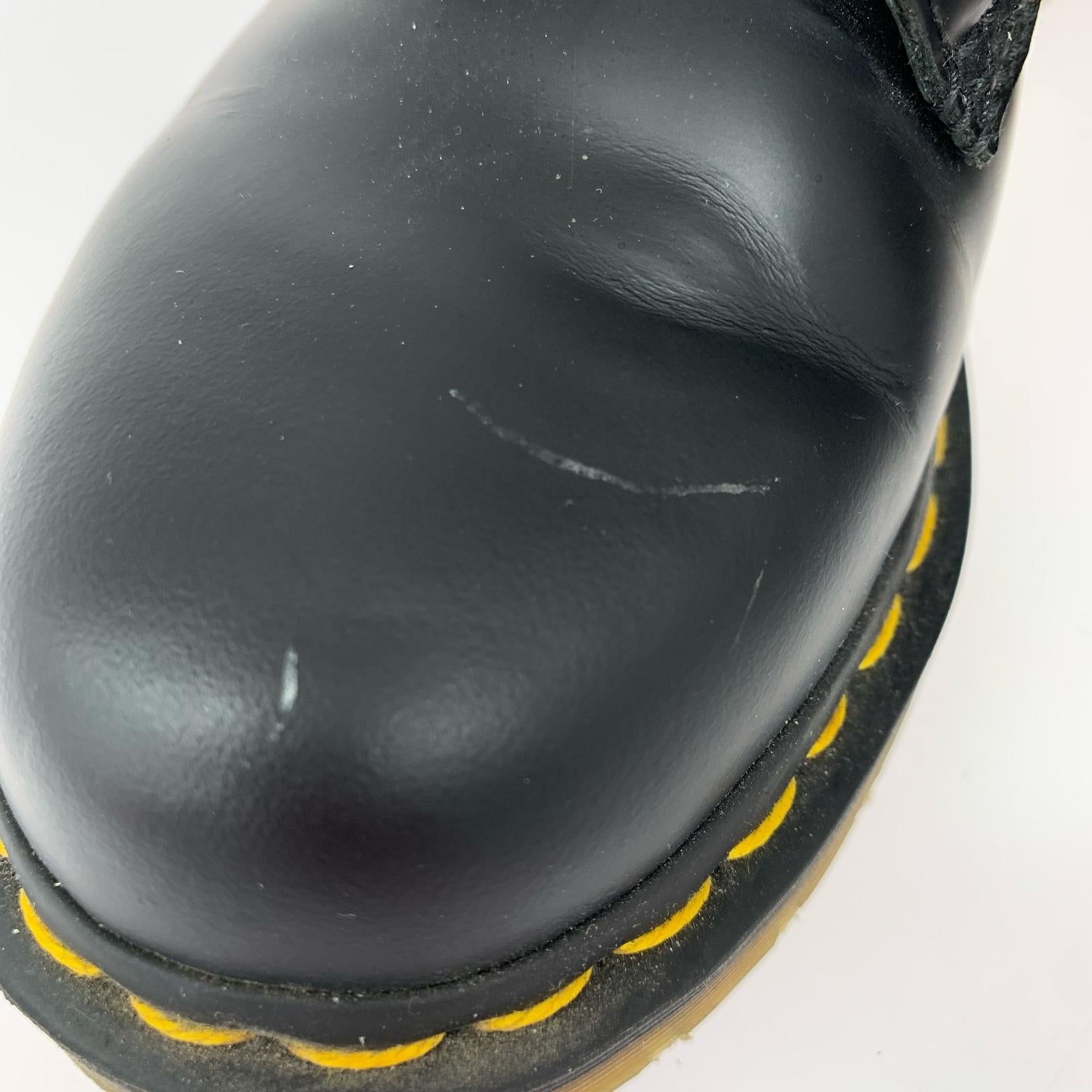 ブーツ Smooth Leather Lace Up Boots 8hole BLK ブラック