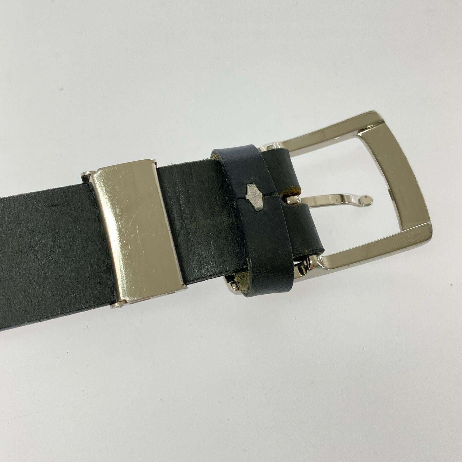 その他アクセサリー レザーベルト 黒 ブラック