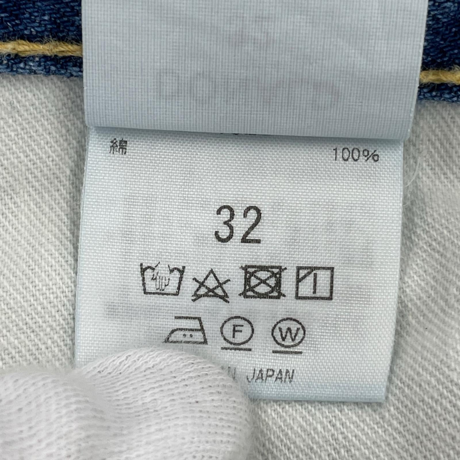 デニムパンツ ドナルドデニムパンツ 32 ブルー