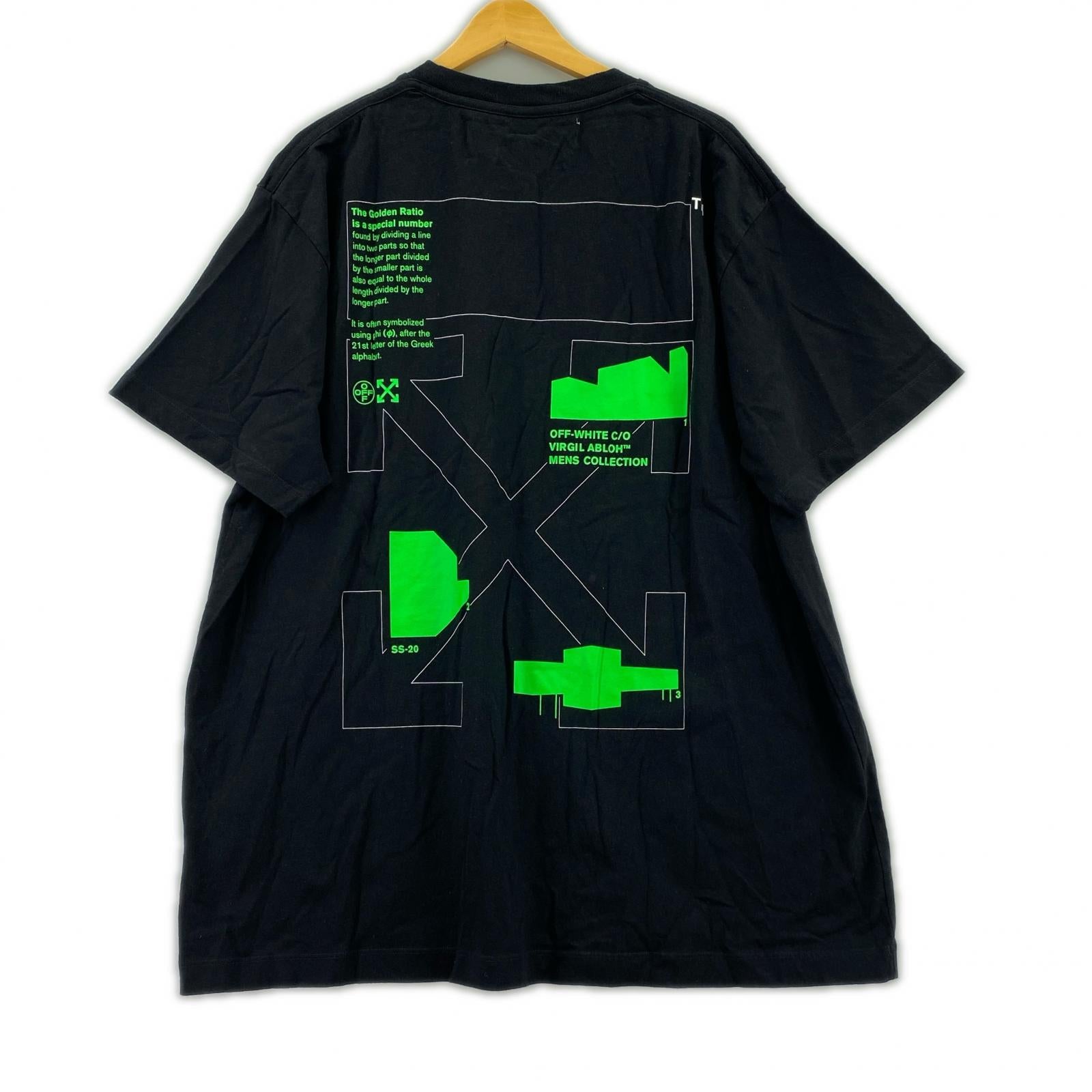 半袖Tシャツ OFF-WHITE TシャツBK S ブラック