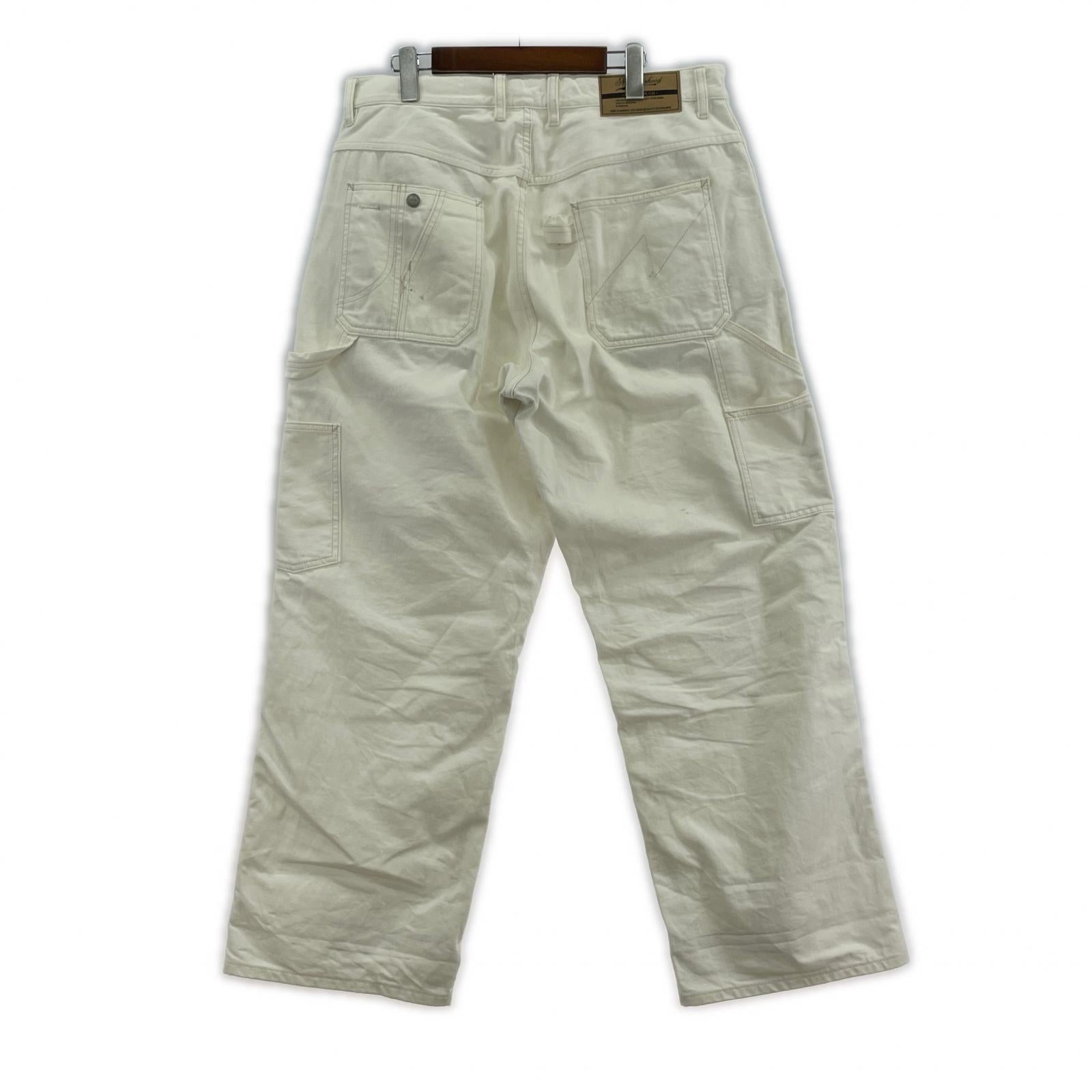 デニムパンツ NEIGHBORHOOD DENIM PAINTER PANTS デニムペインターパンツ L ホワイト L ホワイト