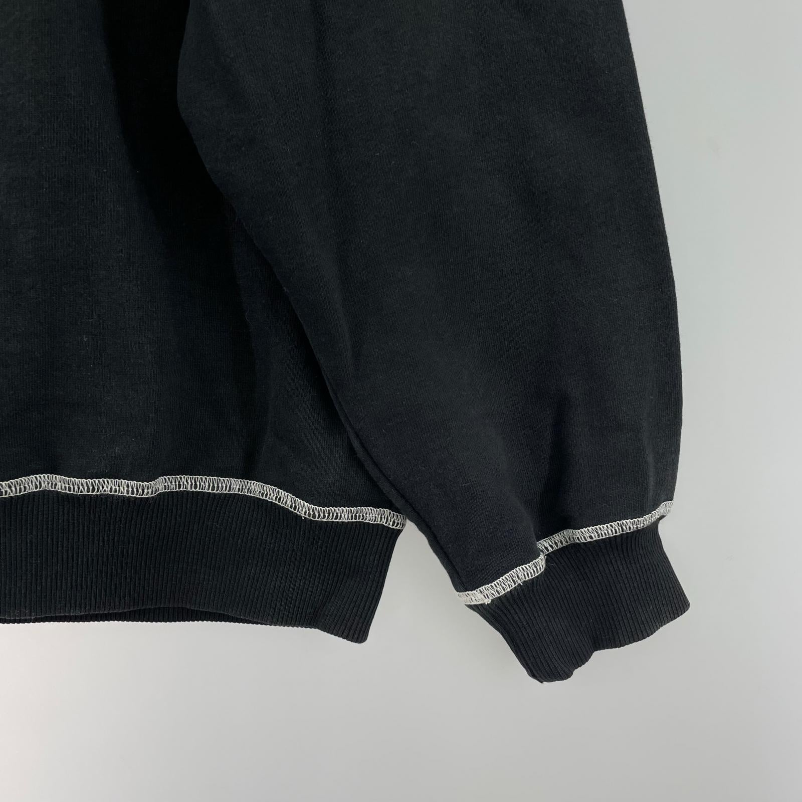 パーカー XLARGE CONTRAST STITCH ZIP HOODE ジップフーディ L ブラック L ブラック