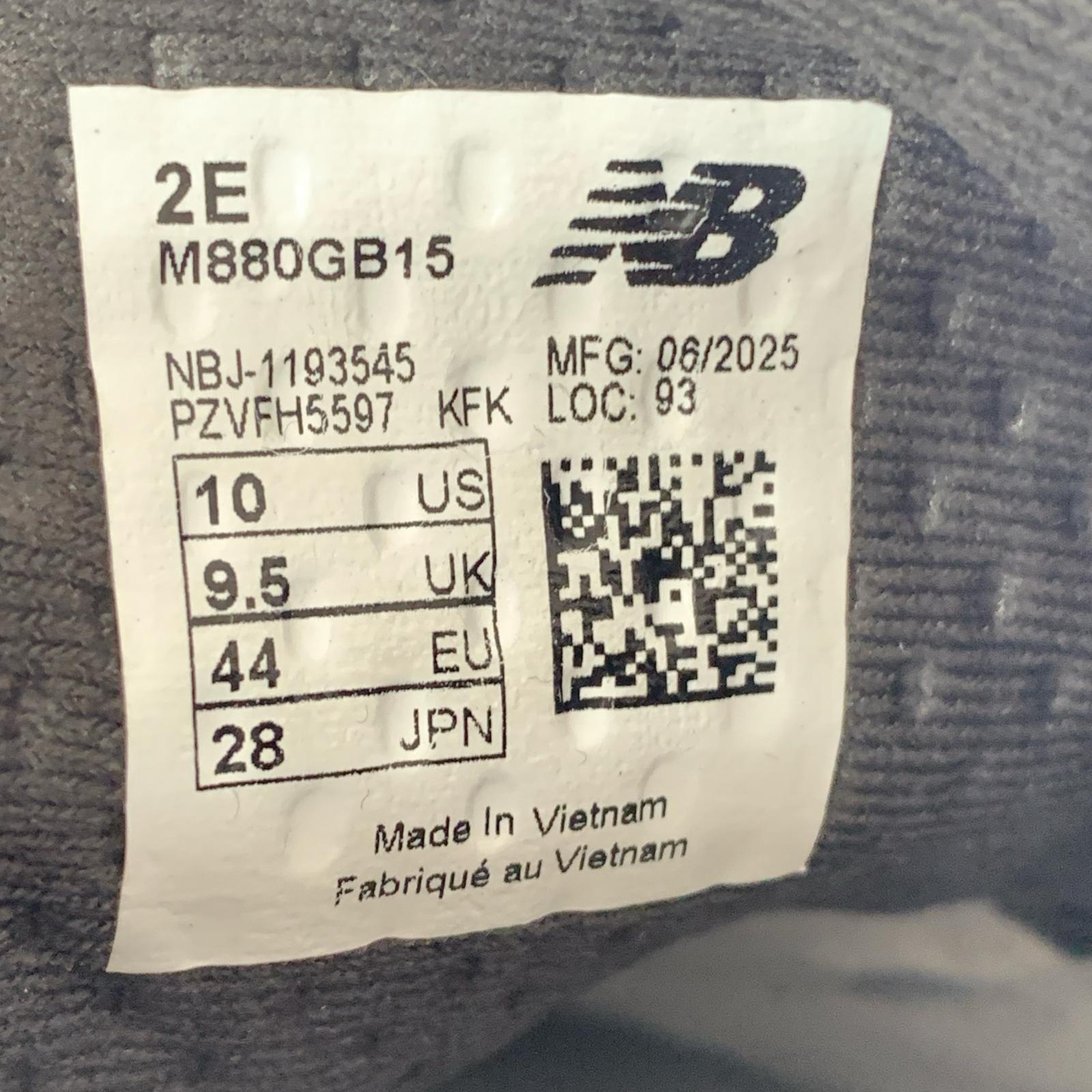 スニーカー m880gb15 28.0cm 28cm (US10 UK9 1/2 EU46) ブラック