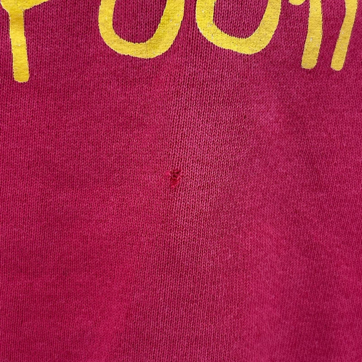 スウェット USA製 DISENY Pooh 赤 (L) L レッド