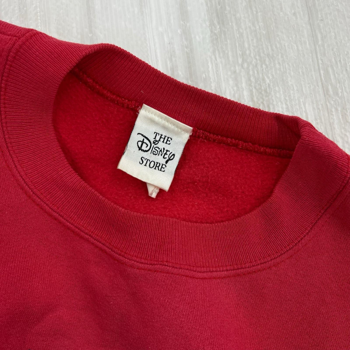スウェット USA製 DISENY Pooh 赤 (L) L レッド