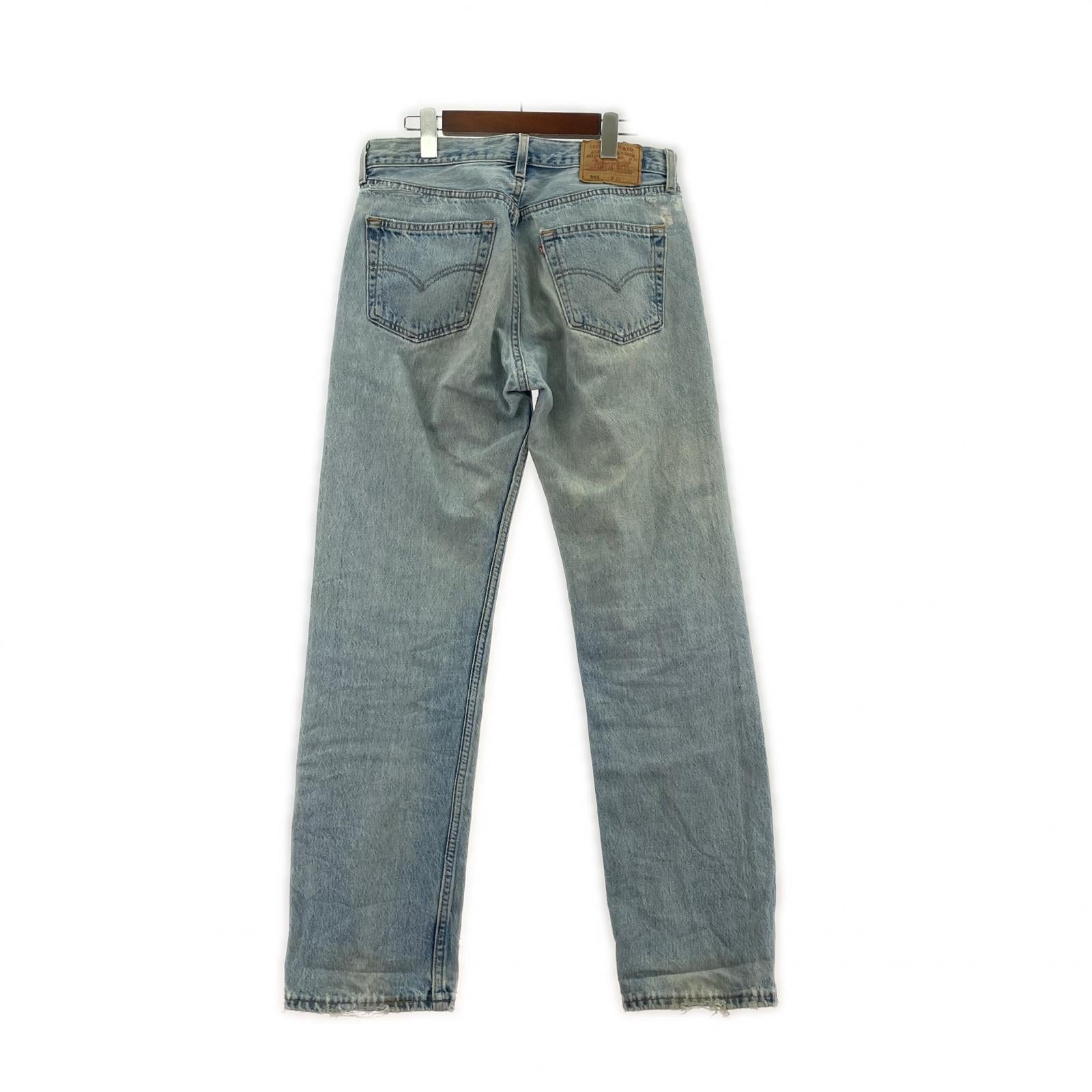 デニムパンツ '96 USA製 501 W33 BLU 33 ブルー