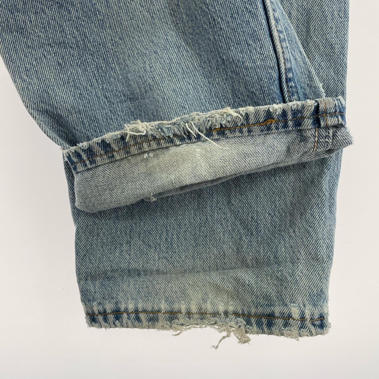 デニムパンツ '96 USA製 501 W33 BLU 33 ブルー