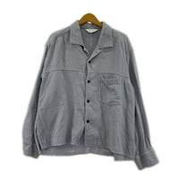 長袖シャツ ANCELLM DOUBLEGAUZE SHIRT シャツジャケット 1 ラベンダー