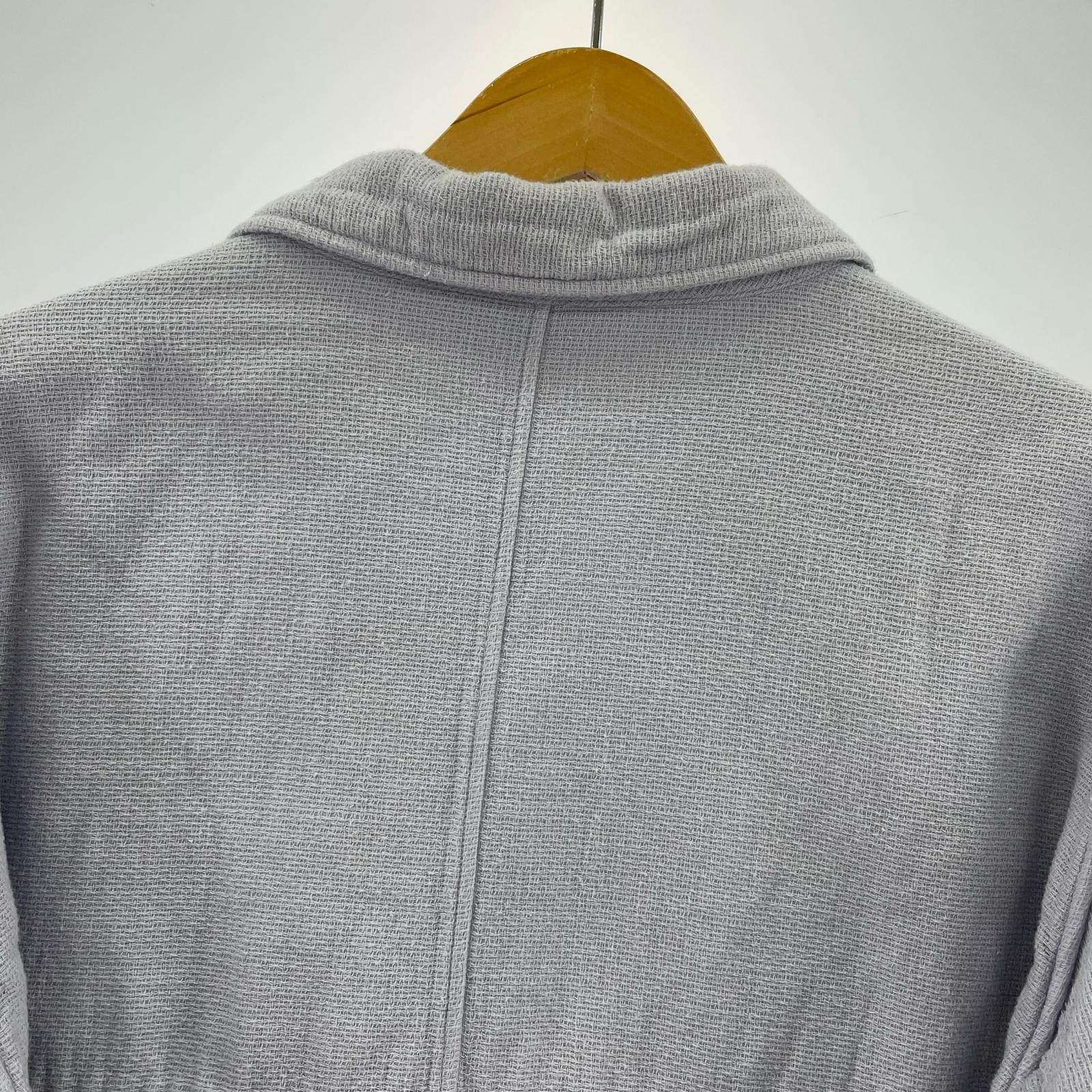 長袖シャツ ANCELLM DOUBLEGAUZE SHIRT シャツジャケット 1 ラベンダー