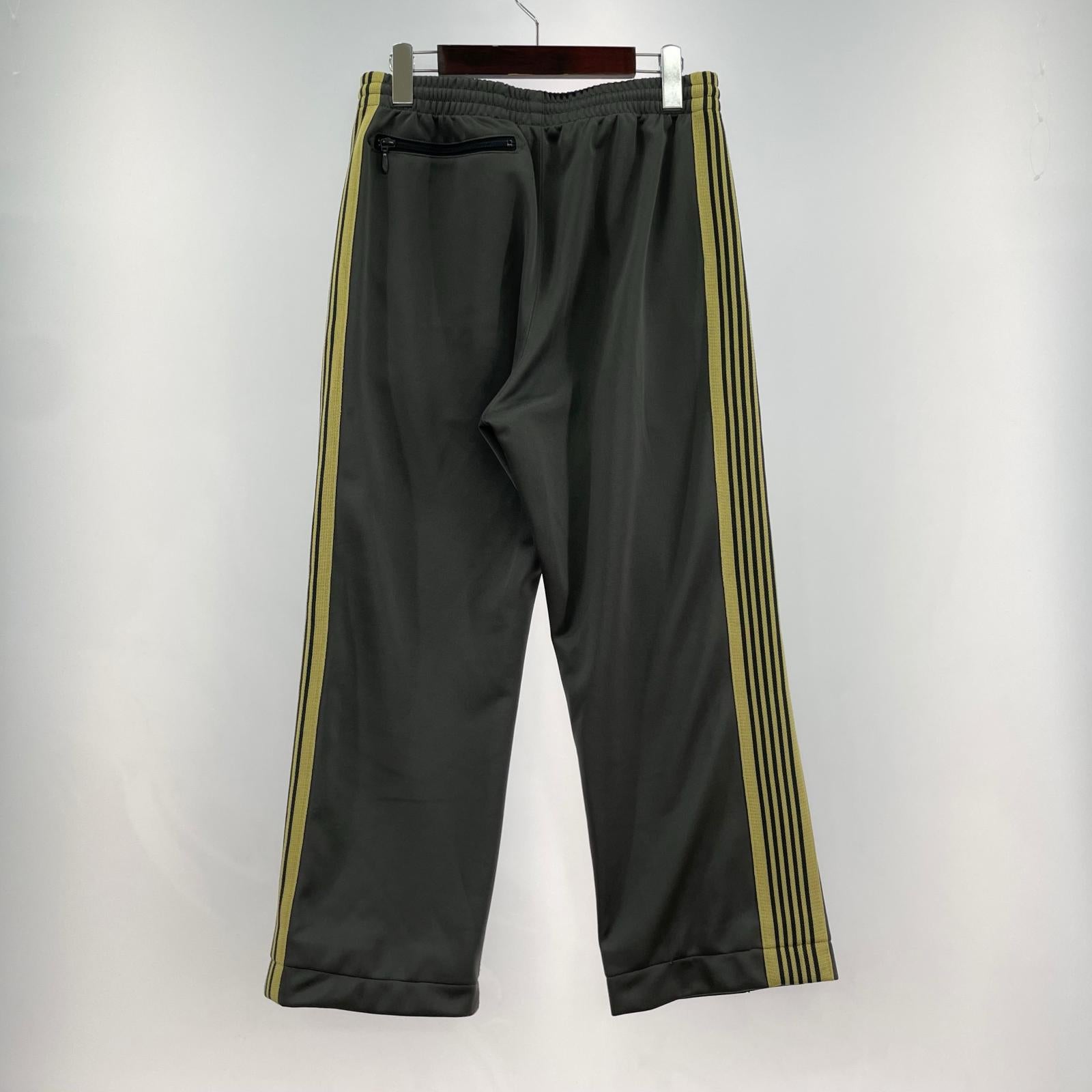 パンツ Needles STUDIOUS別注 TRACK PANTS トラックパンツ S グレー×ベージュ S