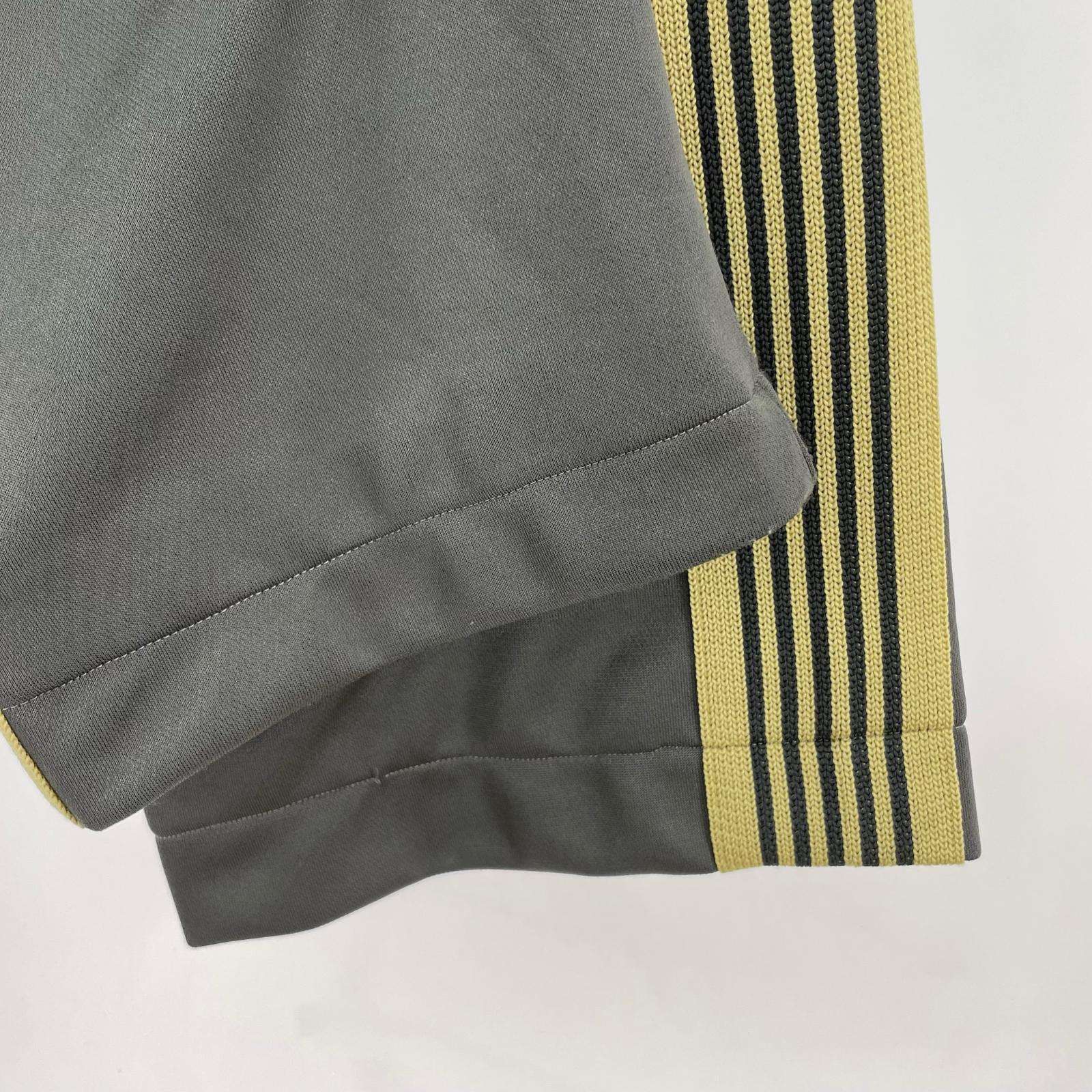 パンツ Needles STUDIOUS別注 TRACK PANTS トラックパンツ S グレー×ベージュ S
