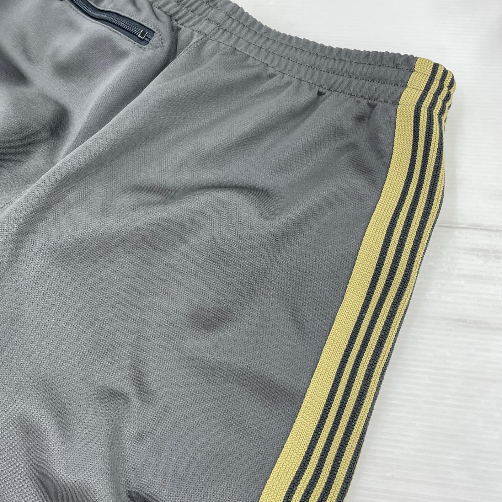 パンツ Needles STUDIOUS別注 TRACK PANTS トラックパンツ S グレー×ベージュ S