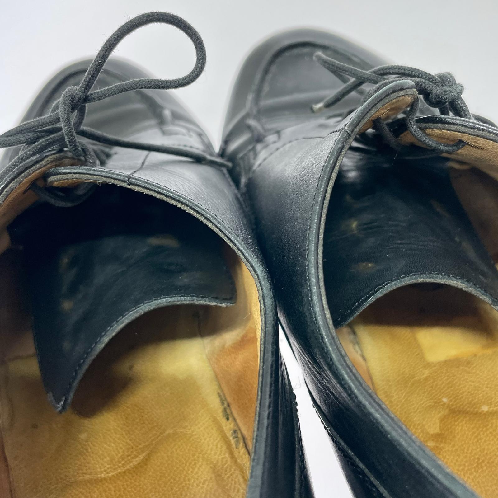 シューズ Paraboot シャンボード レザーシューズ 8 ブラック ブラック