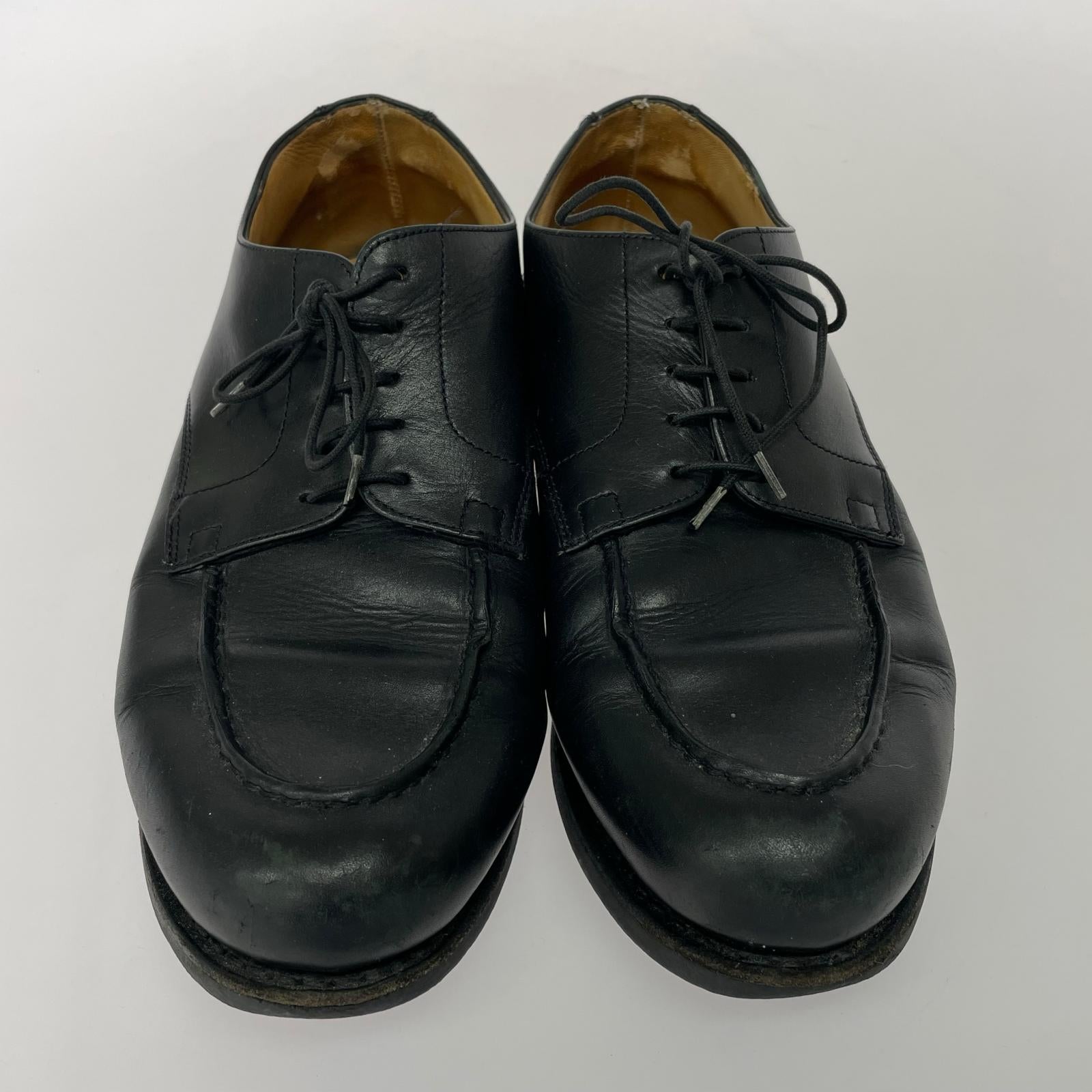 シューズ Paraboot シャンボード レザーシューズ 8 ブラック ブラック