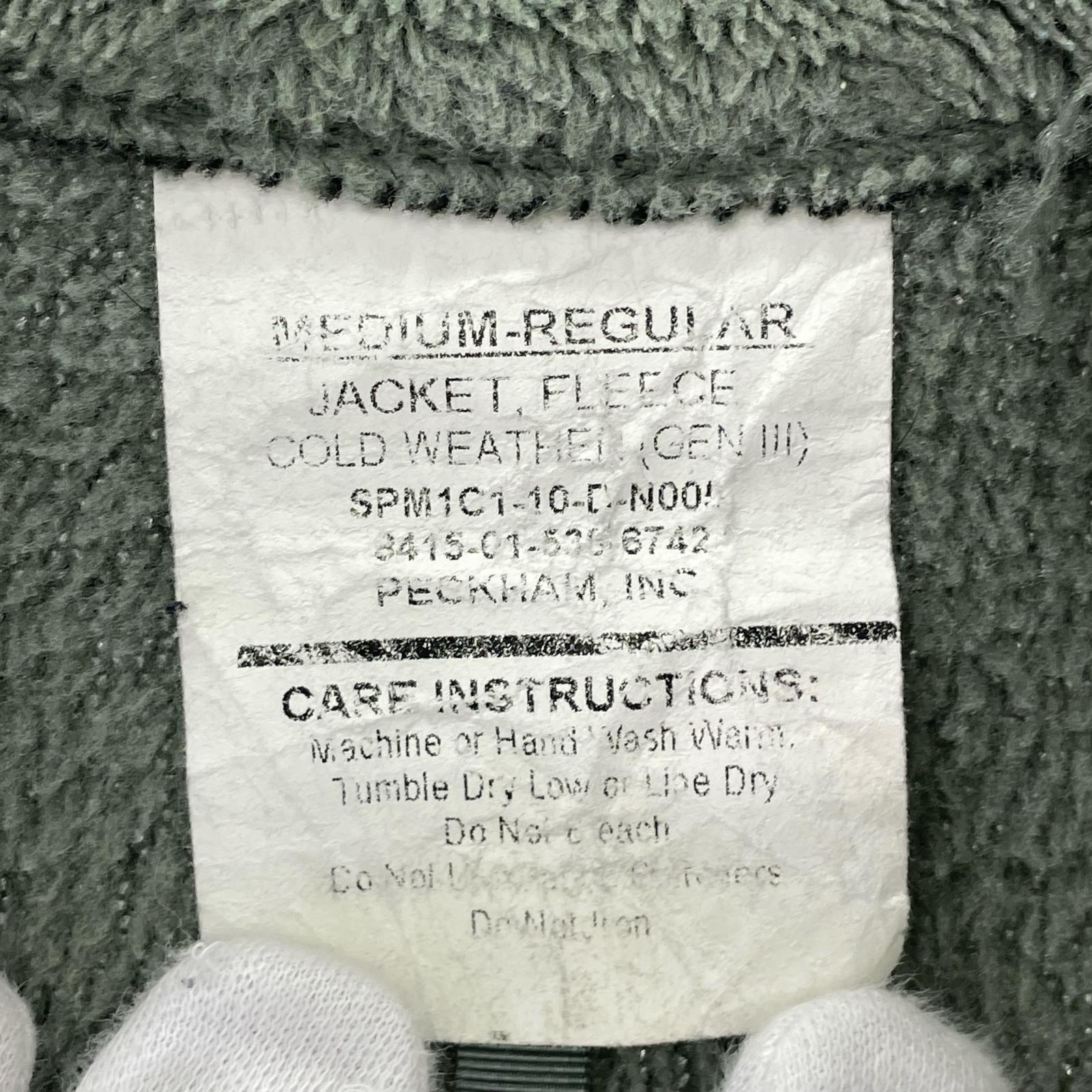 パーカー PECKHAM ECWCS フリースジャケット カーキ M カーキ
