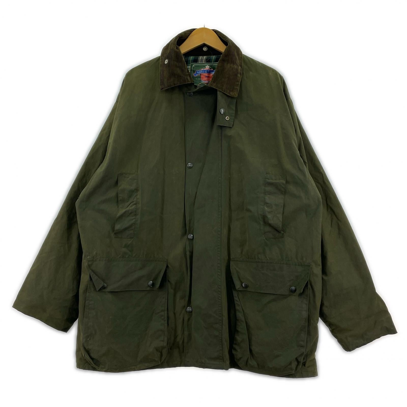 ジャケット MILLER&SIMONS オイルドジャケット XL カーキ
