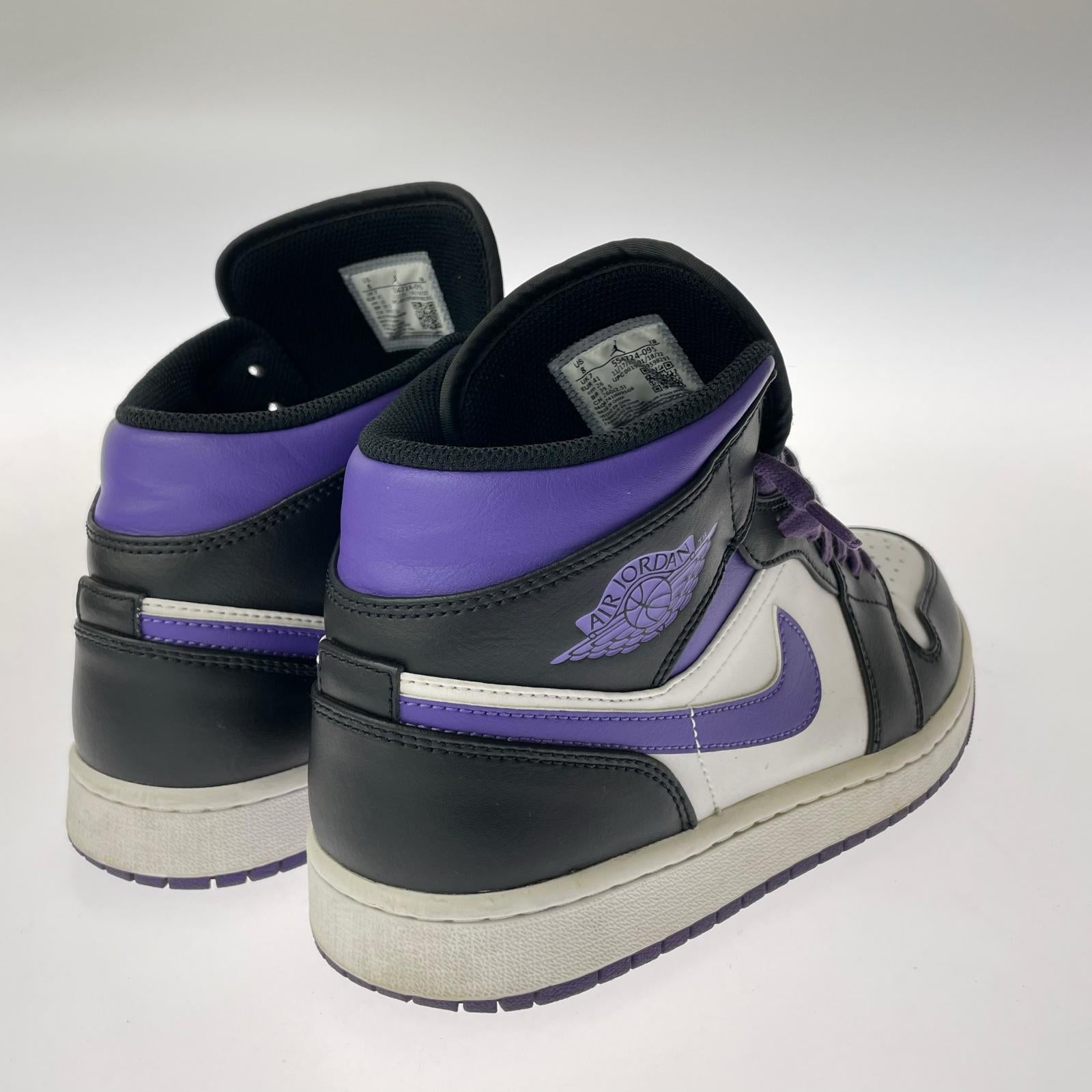 スニーカー AIR JORDAN 1 MID purple (26cm) 26cm (US8 UK7 1/2 EU42)