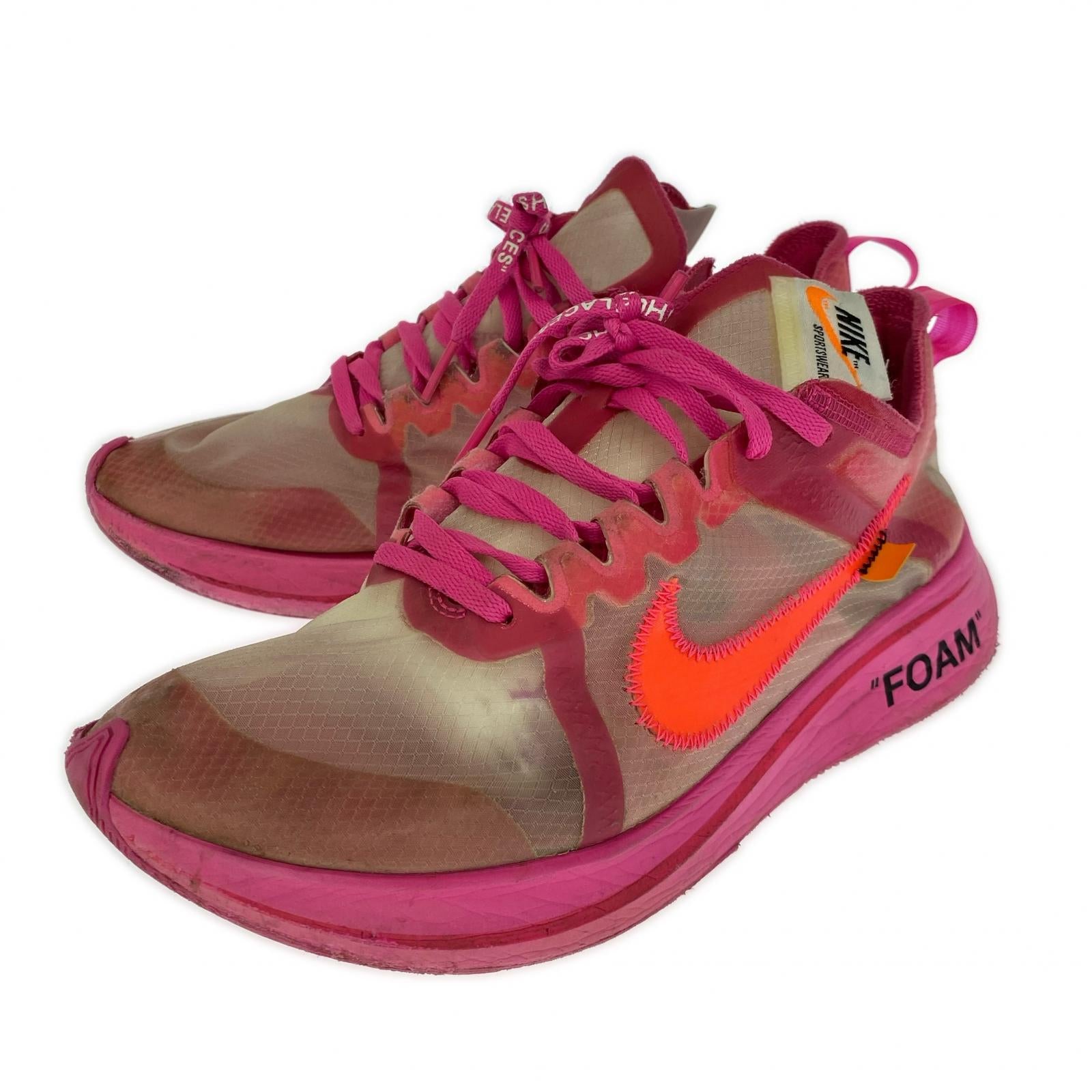 スニーカー Off-White × Nike Zoom Fly "Pink" 26.5cm 26.5cm (US8 1/2 UK8 EU43) ピンク