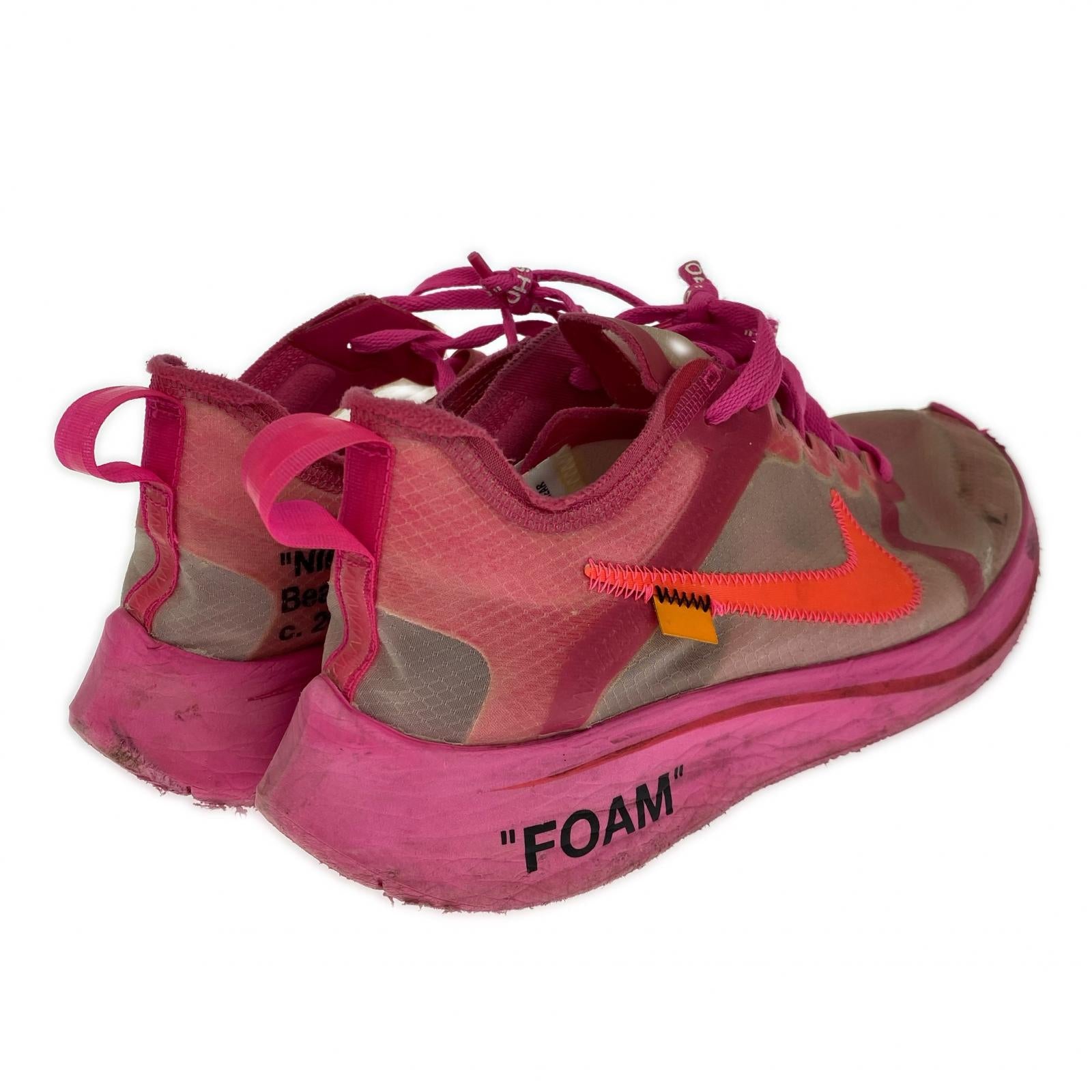 スニーカー Off-White × Nike Zoom Fly "Pink" 26.5cm 26.5cm (US8 1/2 UK8 EU43) ピンク