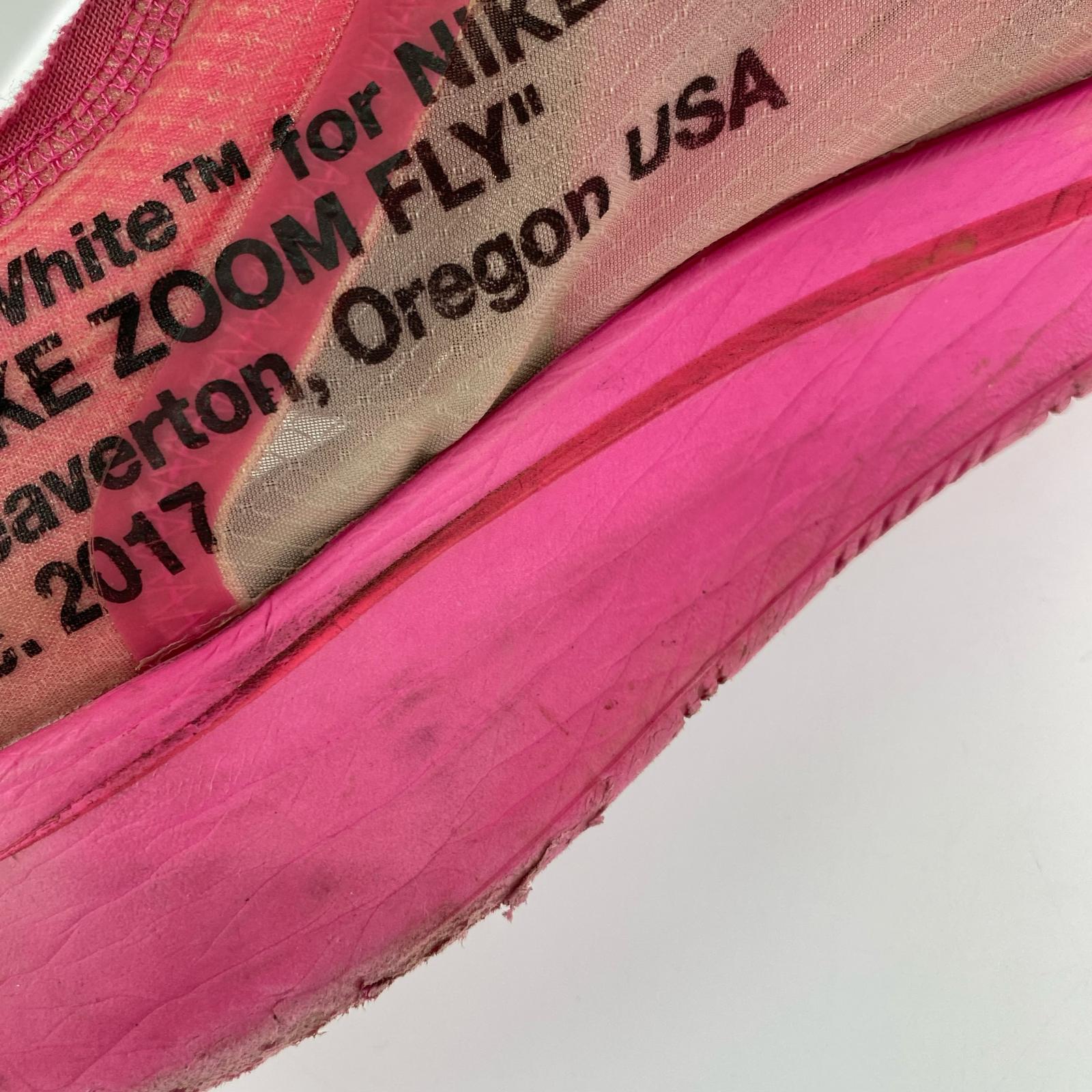 スニーカー Off-White × Nike Zoom Fly "Pink" 26.5cm 26.5cm (US8 1/2 UK8 EU43) ピンク
