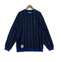 長袖Tシャツ BDY/LS/COTTON.TEXTILE.SIGN 241ATDT-CSM16 2 ブルー