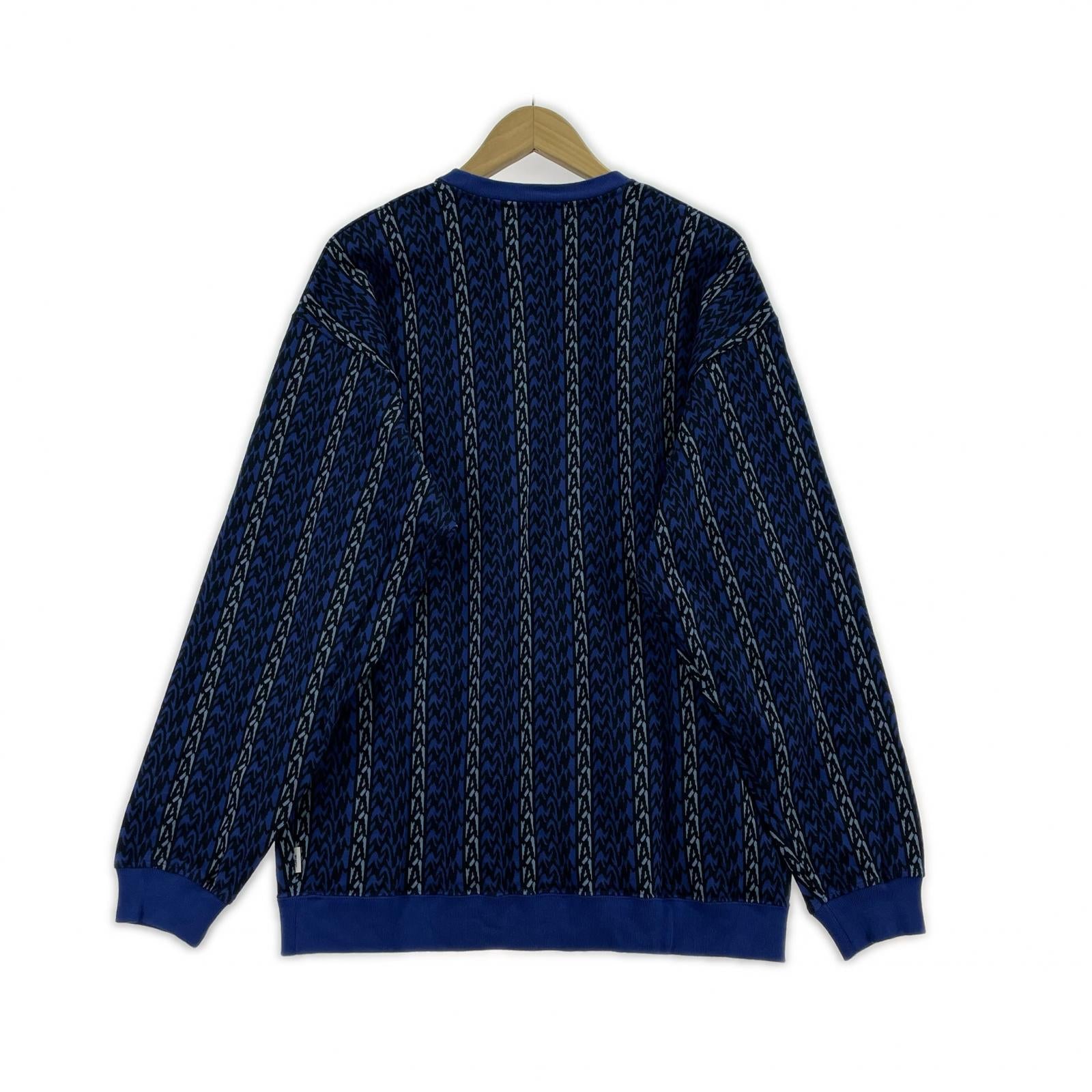 長袖Tシャツ BDY/LS/COTTON.TEXTILE.SIGN 241ATDT-CSM16 2 ブルー