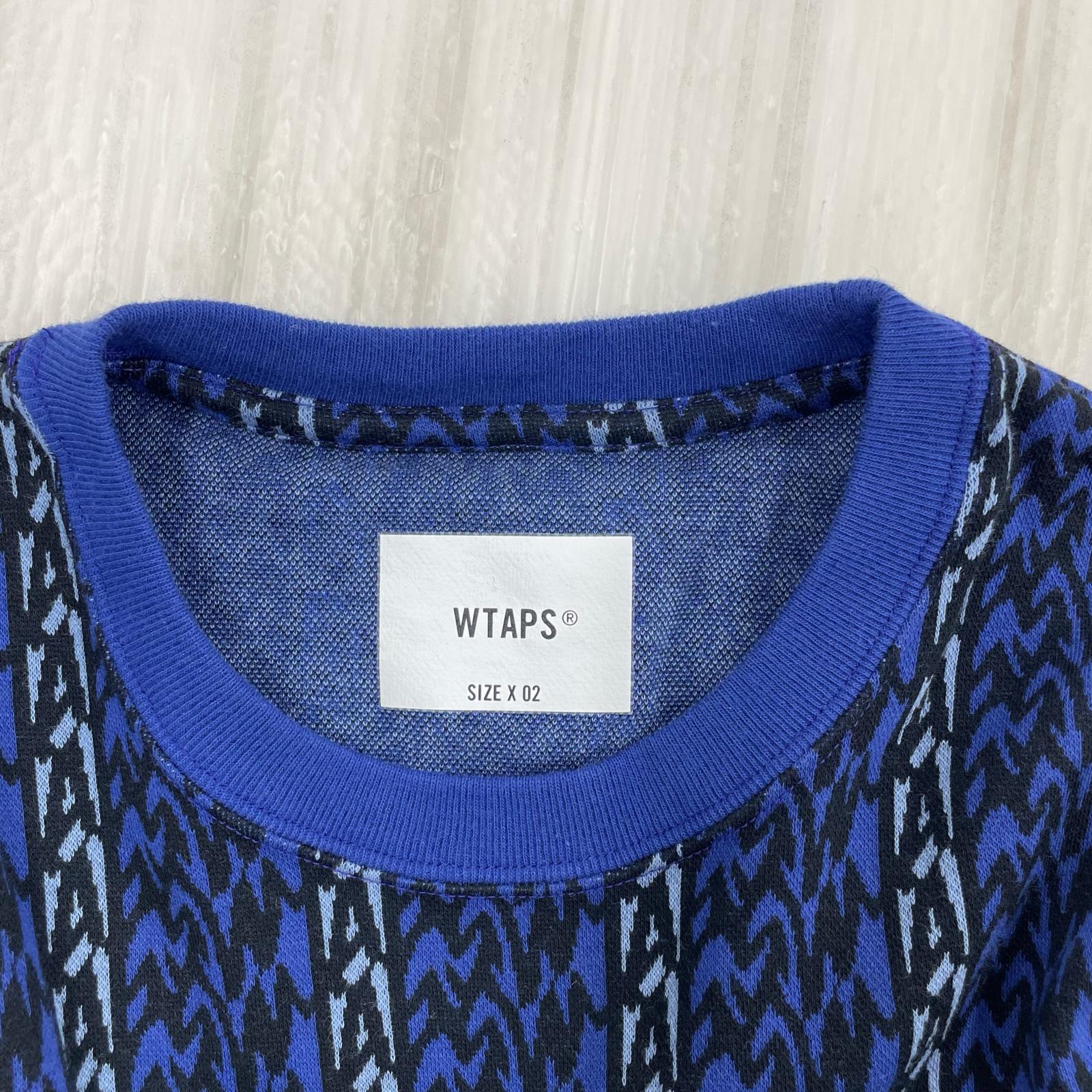 長袖Tシャツ BDY/LS/COTTON.TEXTILE.SIGN 241ATDT-CSM16 2 ブルー
