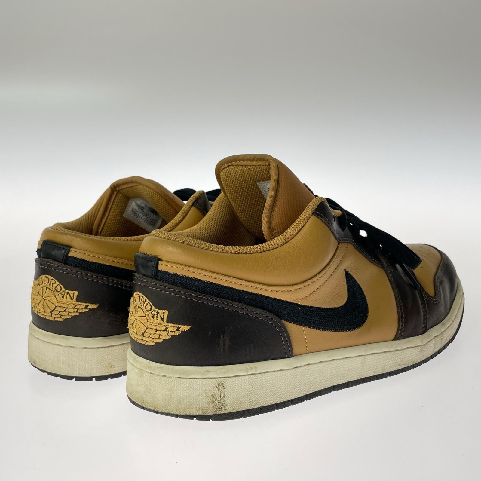 スニーカー AIR JORDAN 1 LOW SE FLAX (28.5cm) 28.5cm (US10 1/2 UK10 EU47) ブラウン