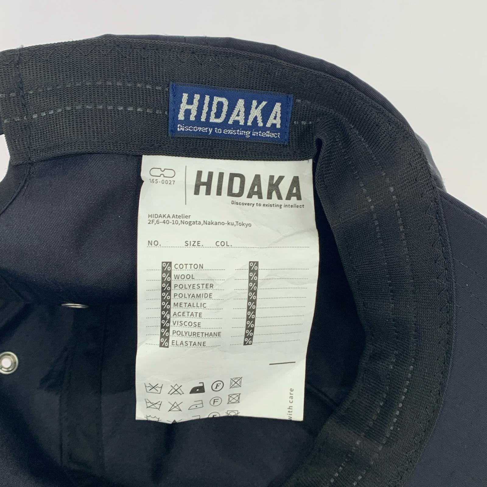 キャップ HIDAKA/キャップ ブラック