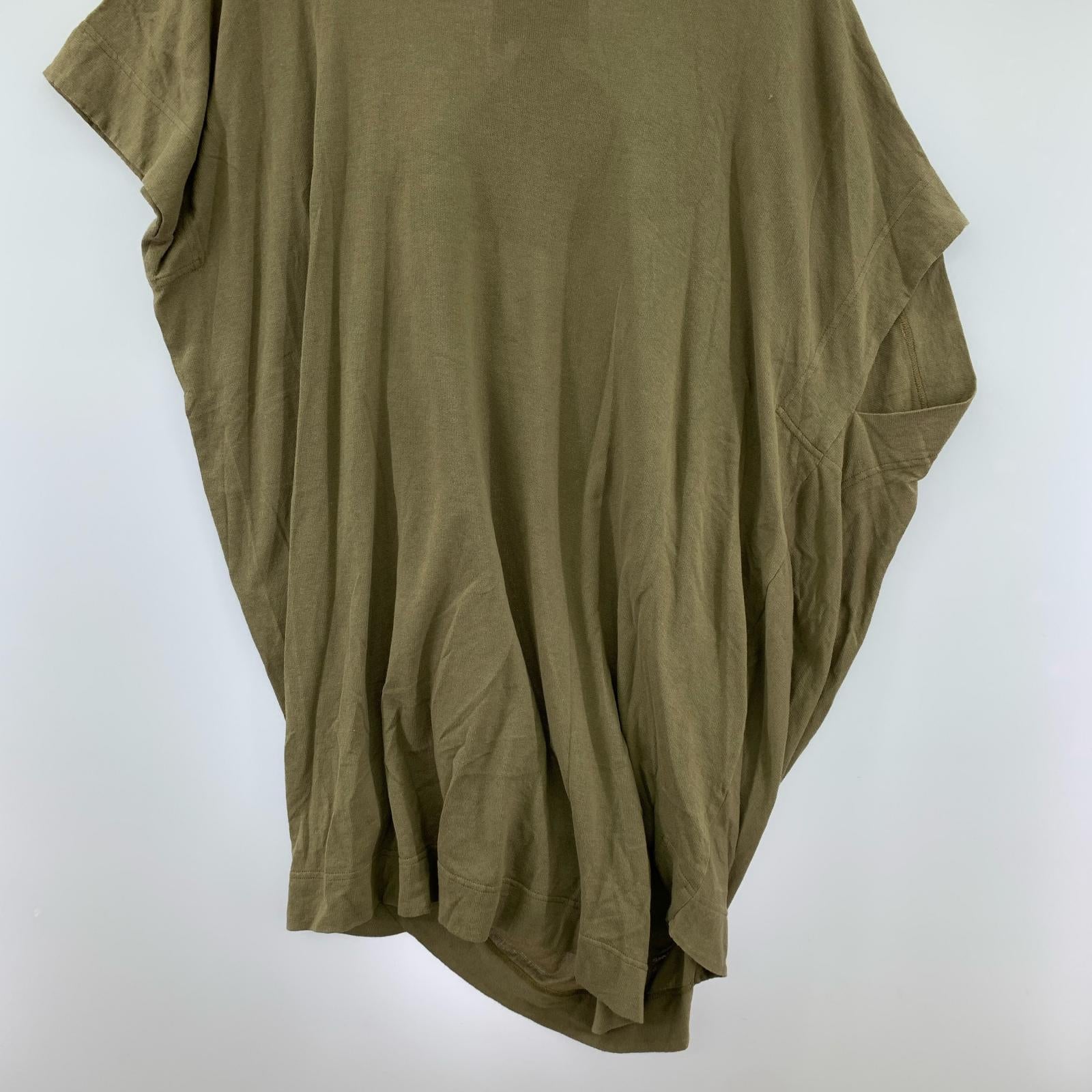 半袖Tシャツ 変形デザイン カーキ (2) カーキ