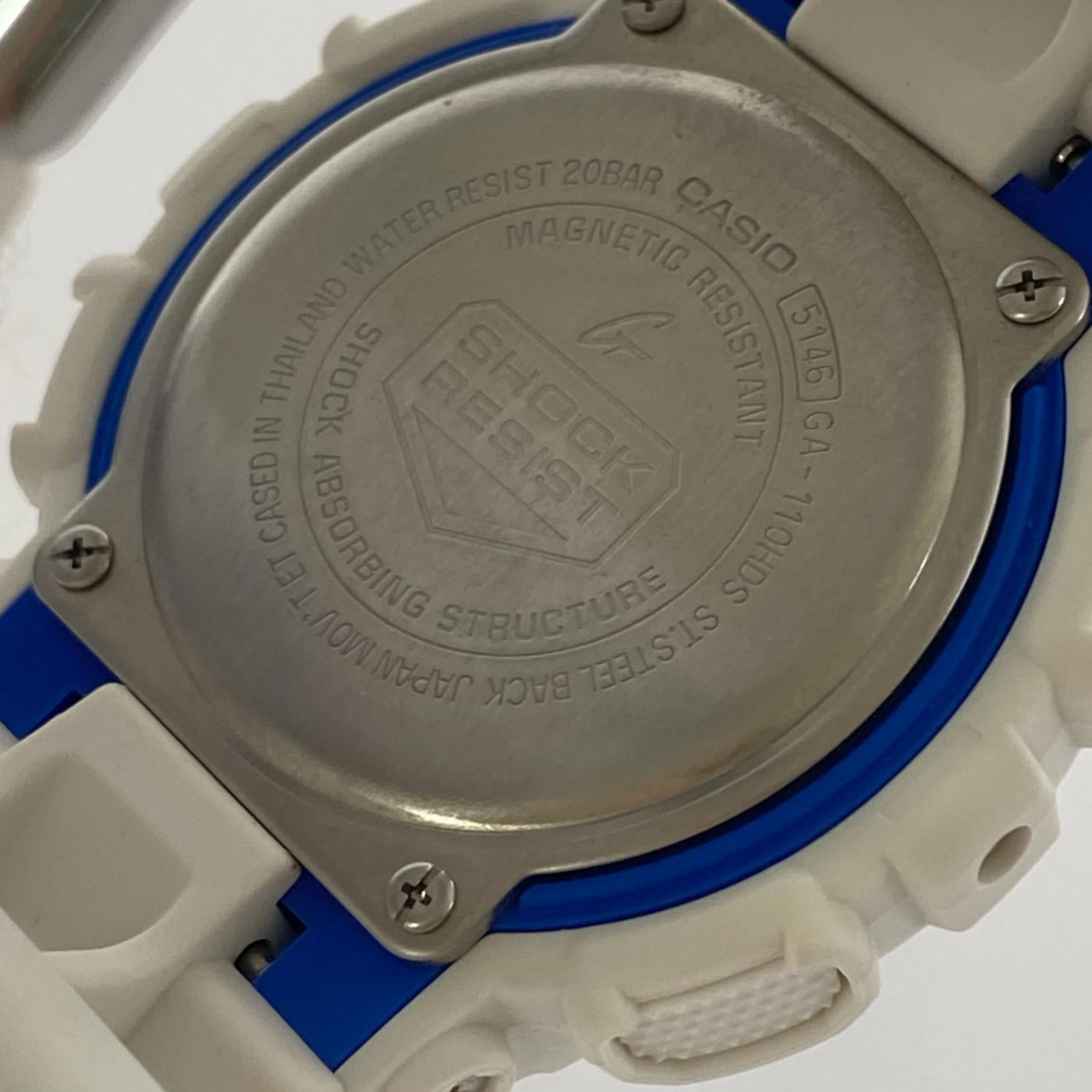 腕時計 GA-110HDS-7AJF 白 ホワイト