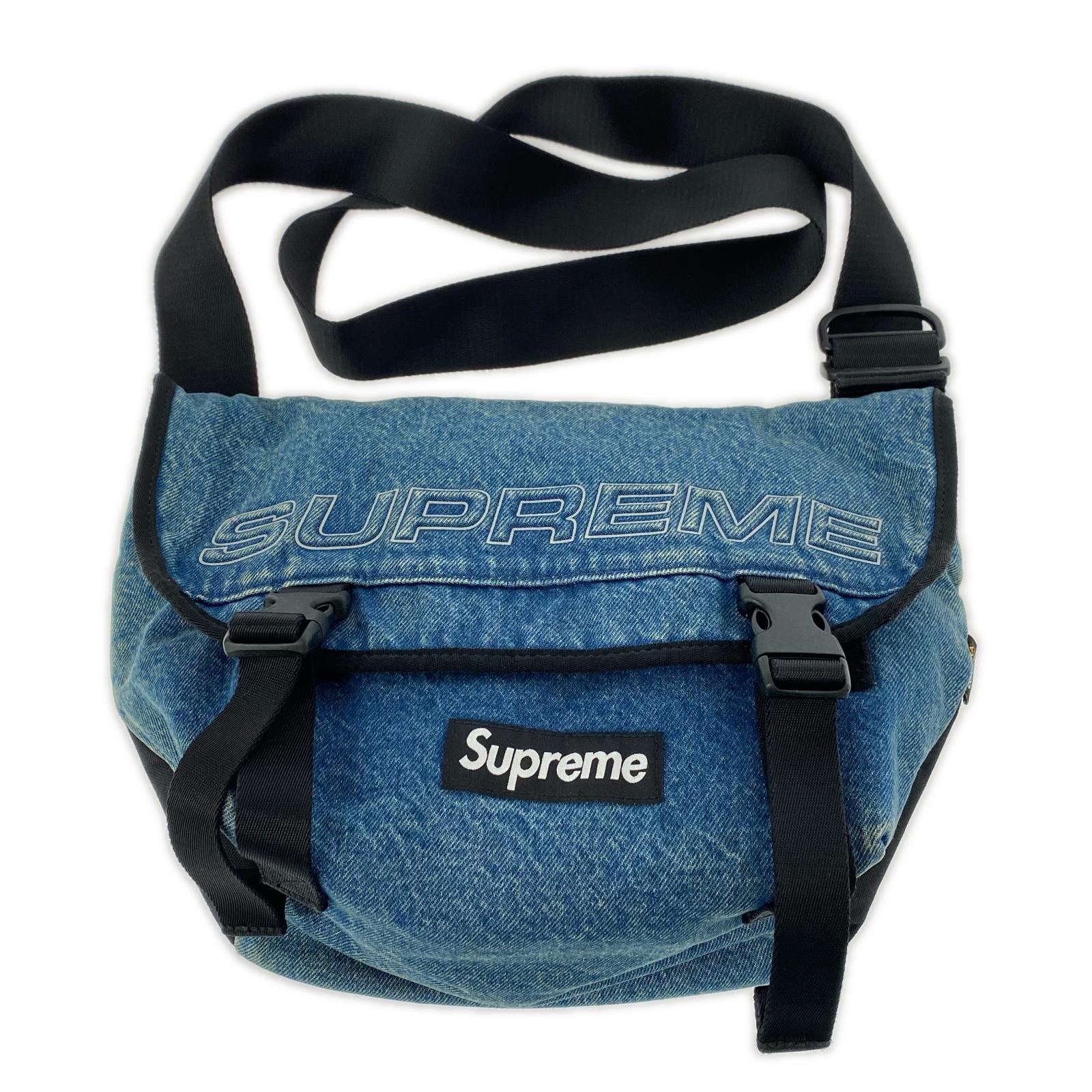 ショルダーバッグ 2025 Supreme Denim Messenger Bag 青