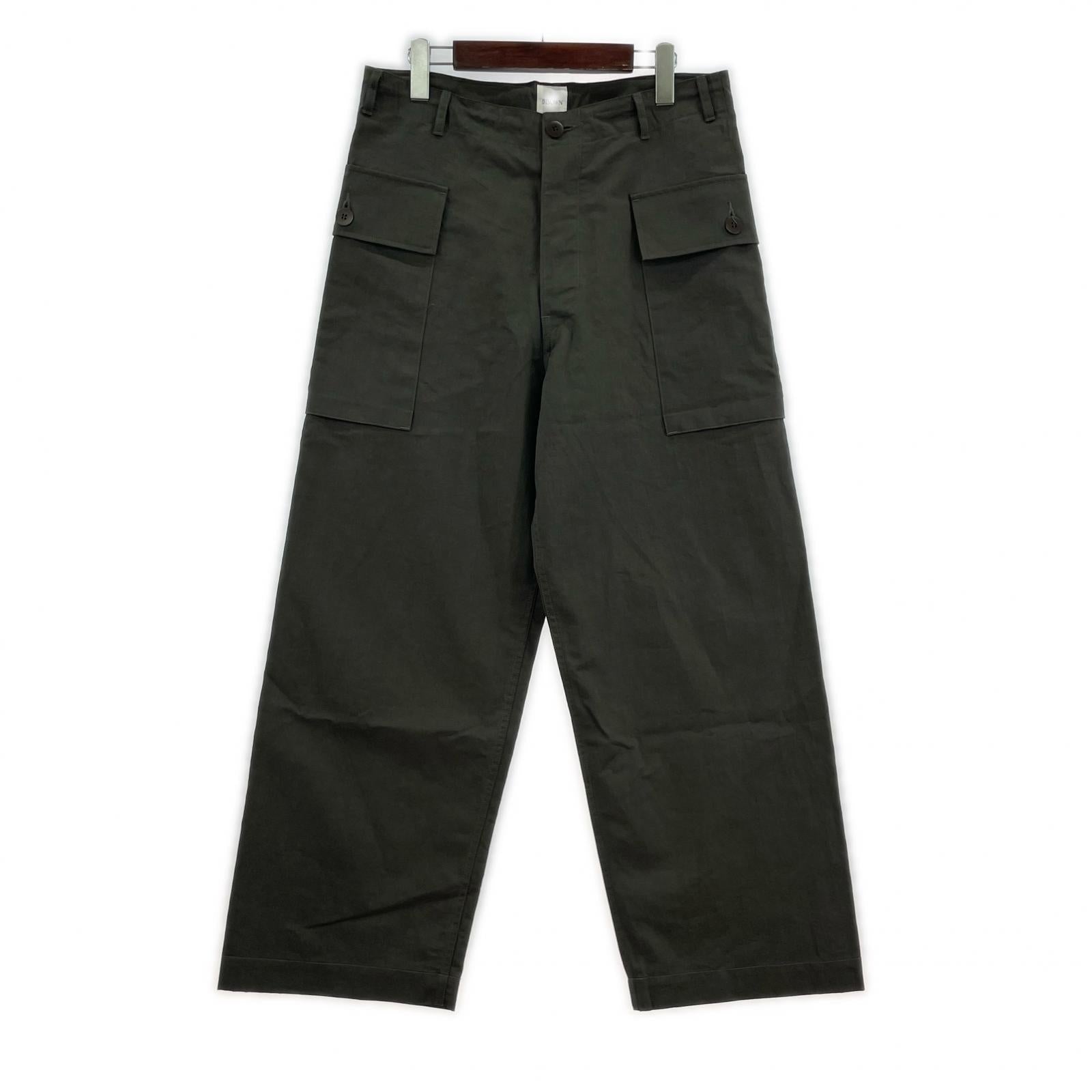 パンツ BISOWN 26SS COTTON LINEN M43 TROUSERS 3 カーキ 3 カーキ