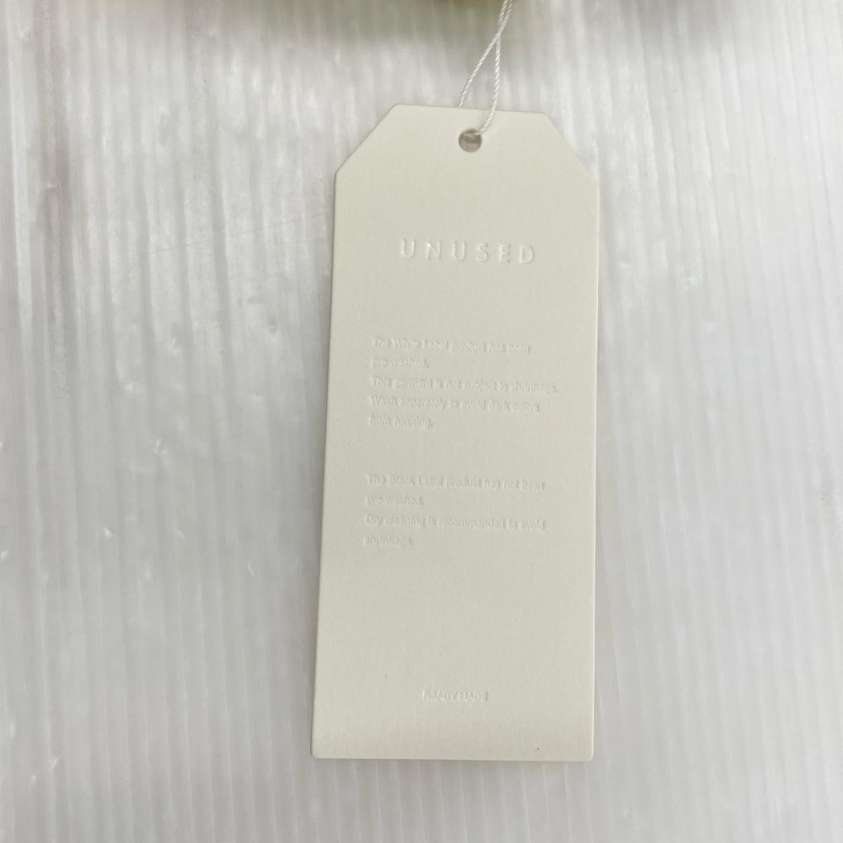 ジャケット UNUSED Cotton Zipp jacket 2 イエロー 2 イエロー