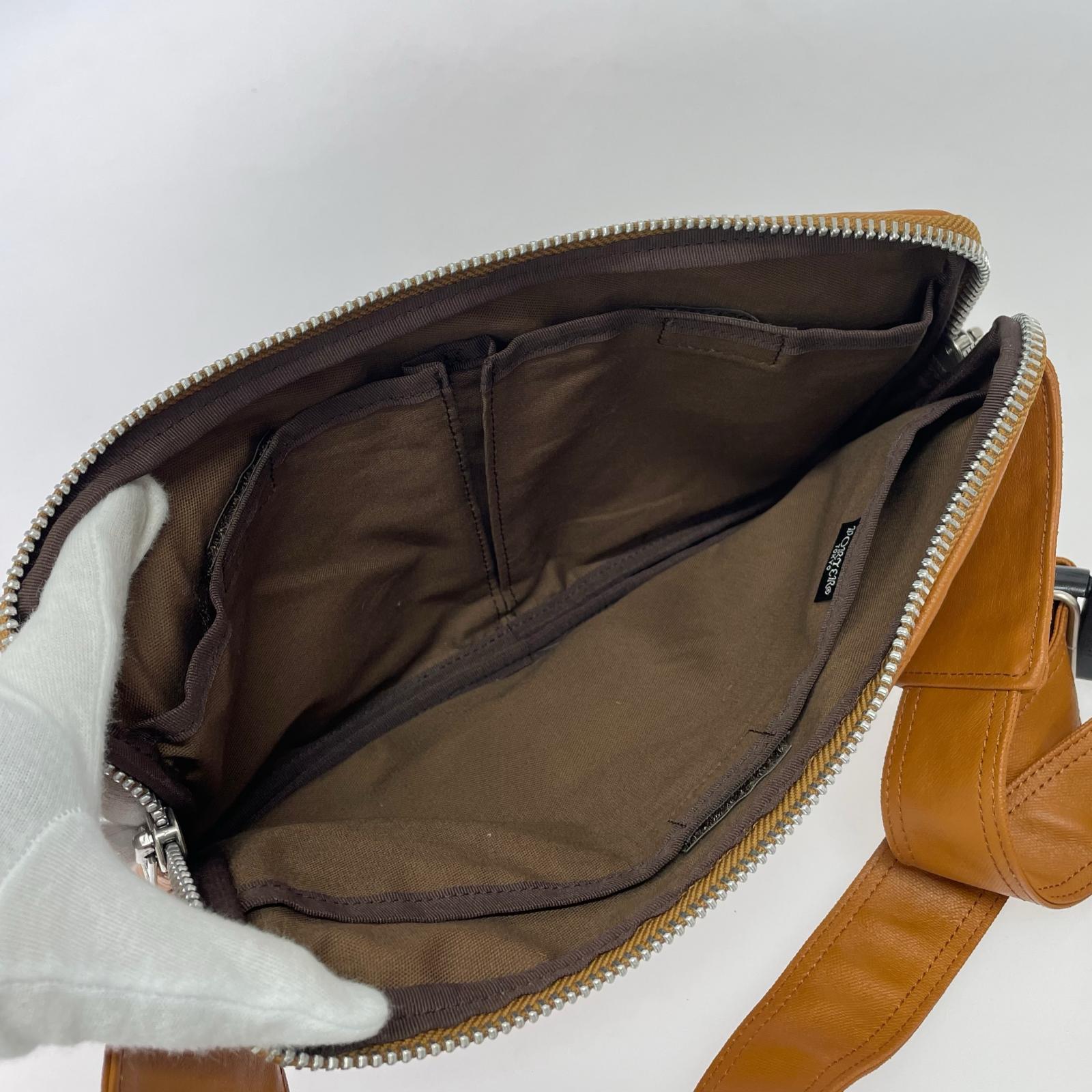 ショルダーバッグ FREE STYLE WAIST BAG ウエストバッグ キャメル