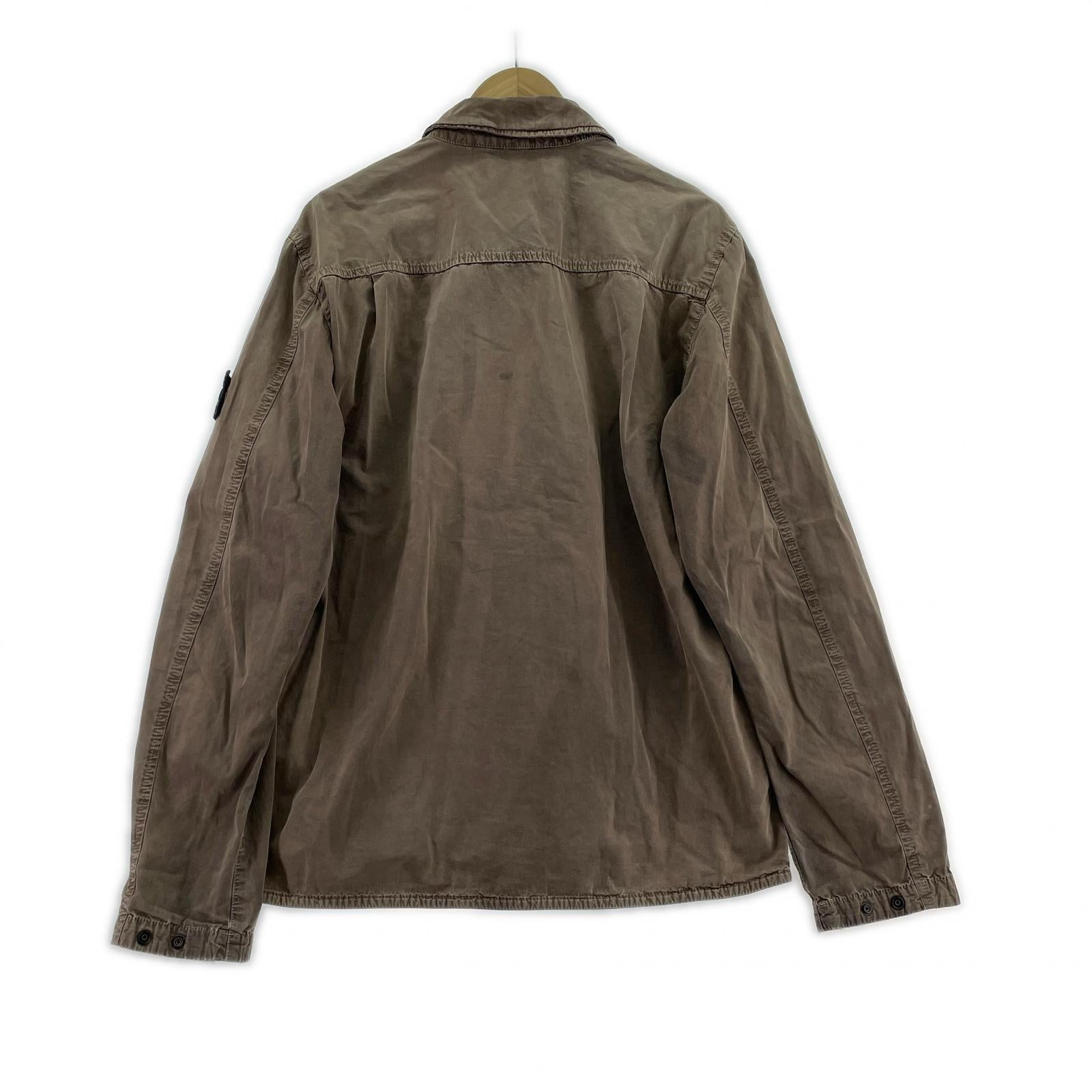 ジャケット Zip Overshirt (L) L ブラウン