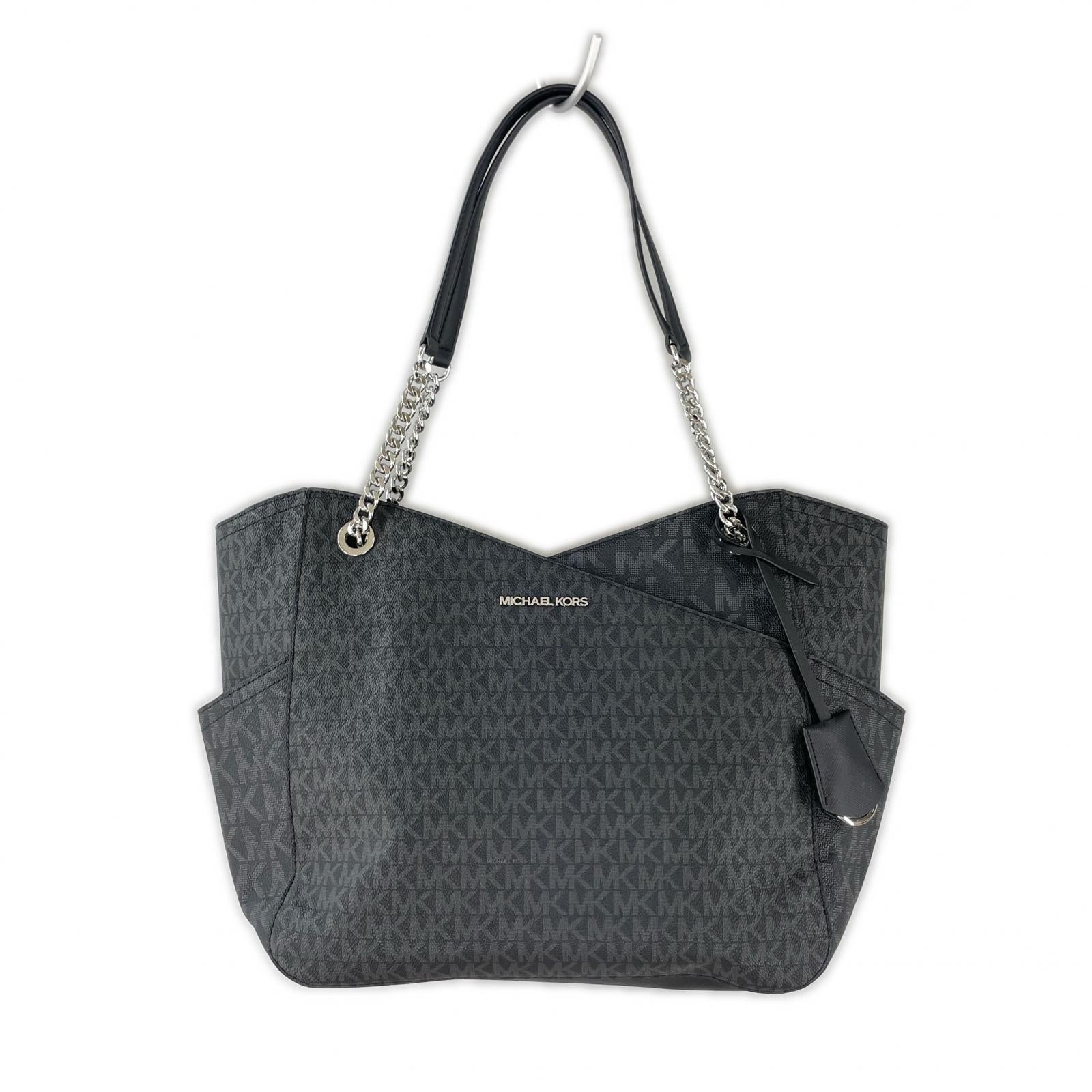 トートバッグ Jet Set Travel チェーン ブラック