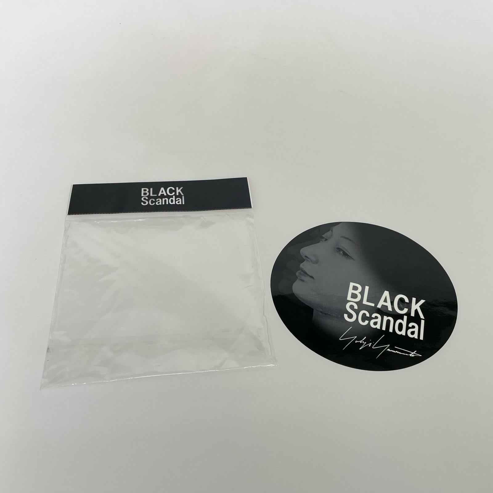 その他アクセサリー BLACK SCANDAL Yohji Yamamoto ノベルティ 内田すずめ ハンカチ ステッカー ブラック