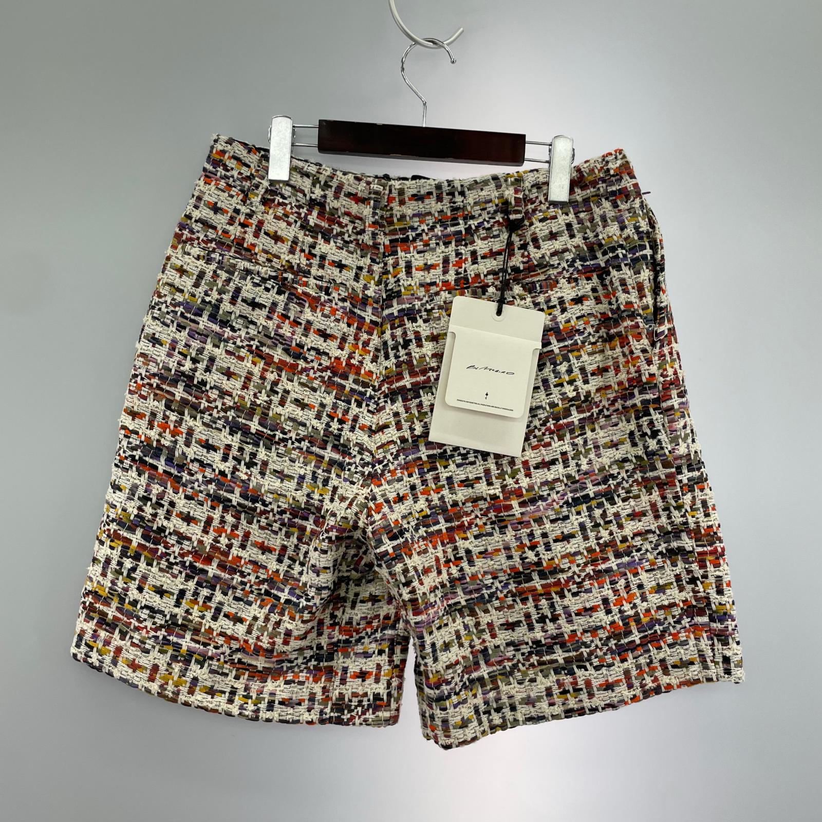 ショートパンツ BLACK BIRD crazy ptern short pants マルチカラー