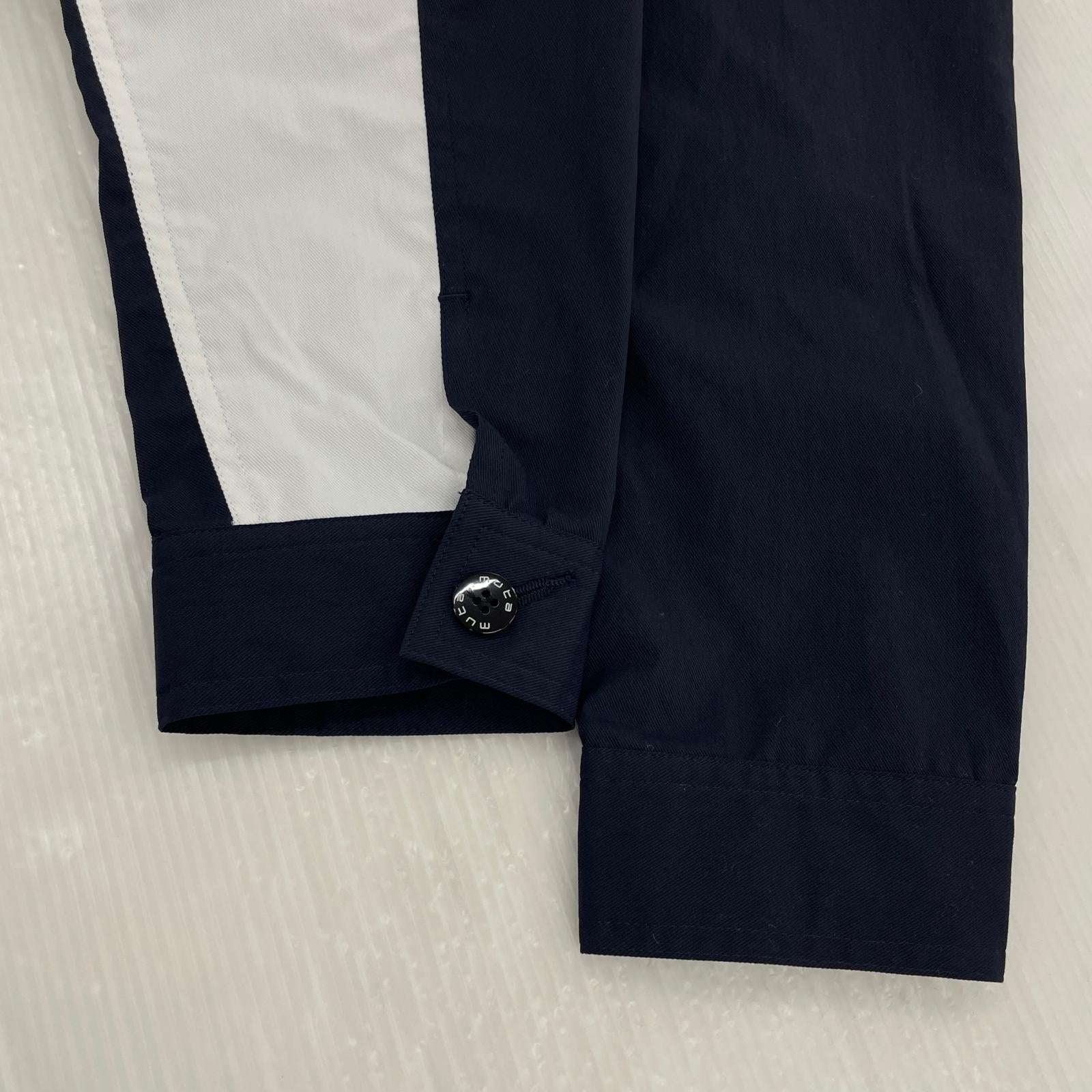 ジャケット muta×ACANTHUS ミリタリーシャツジャケット 紺 L ネイビー