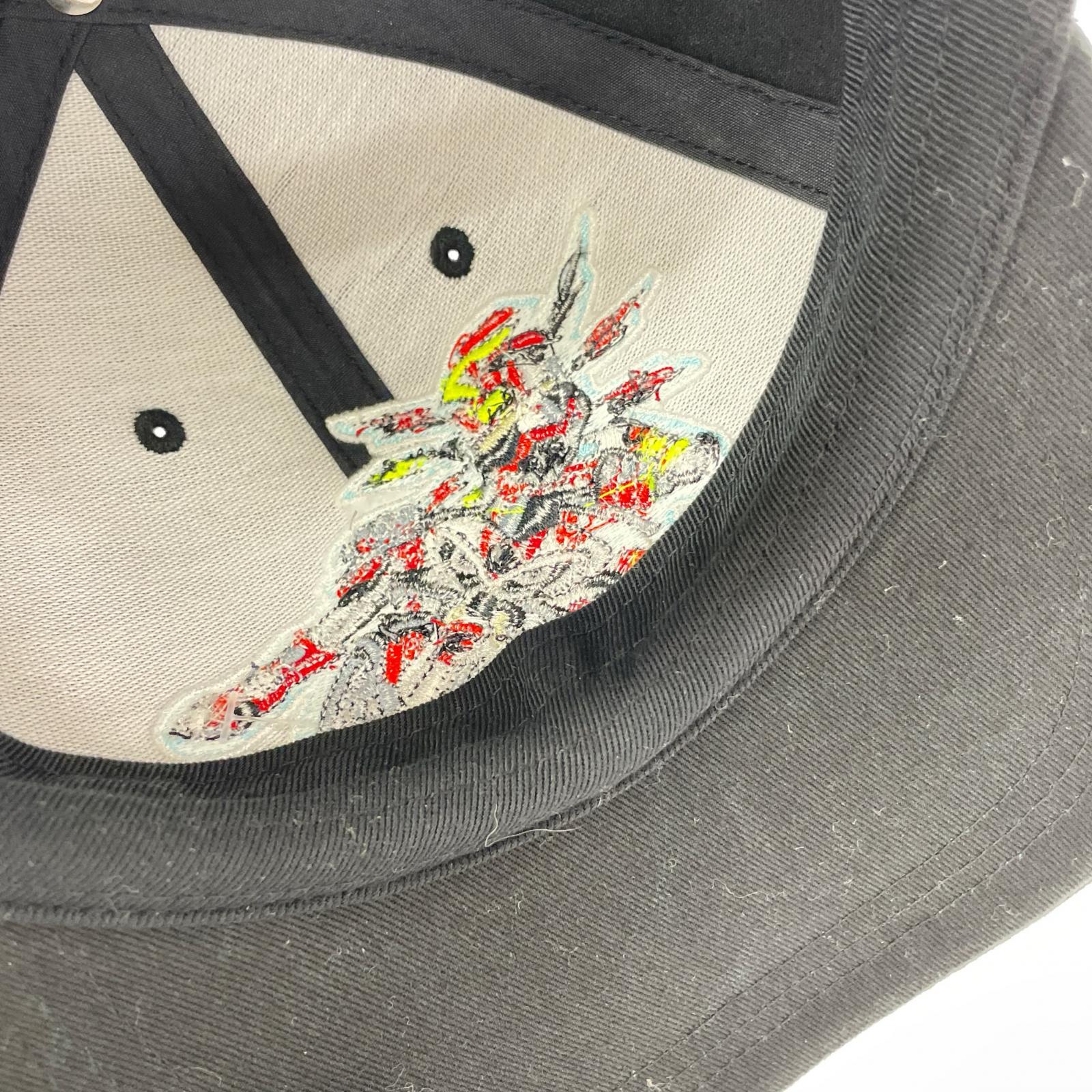 キャップ Supreme×DUCATI 刺繍6パネルキャップ 黒 ブラック