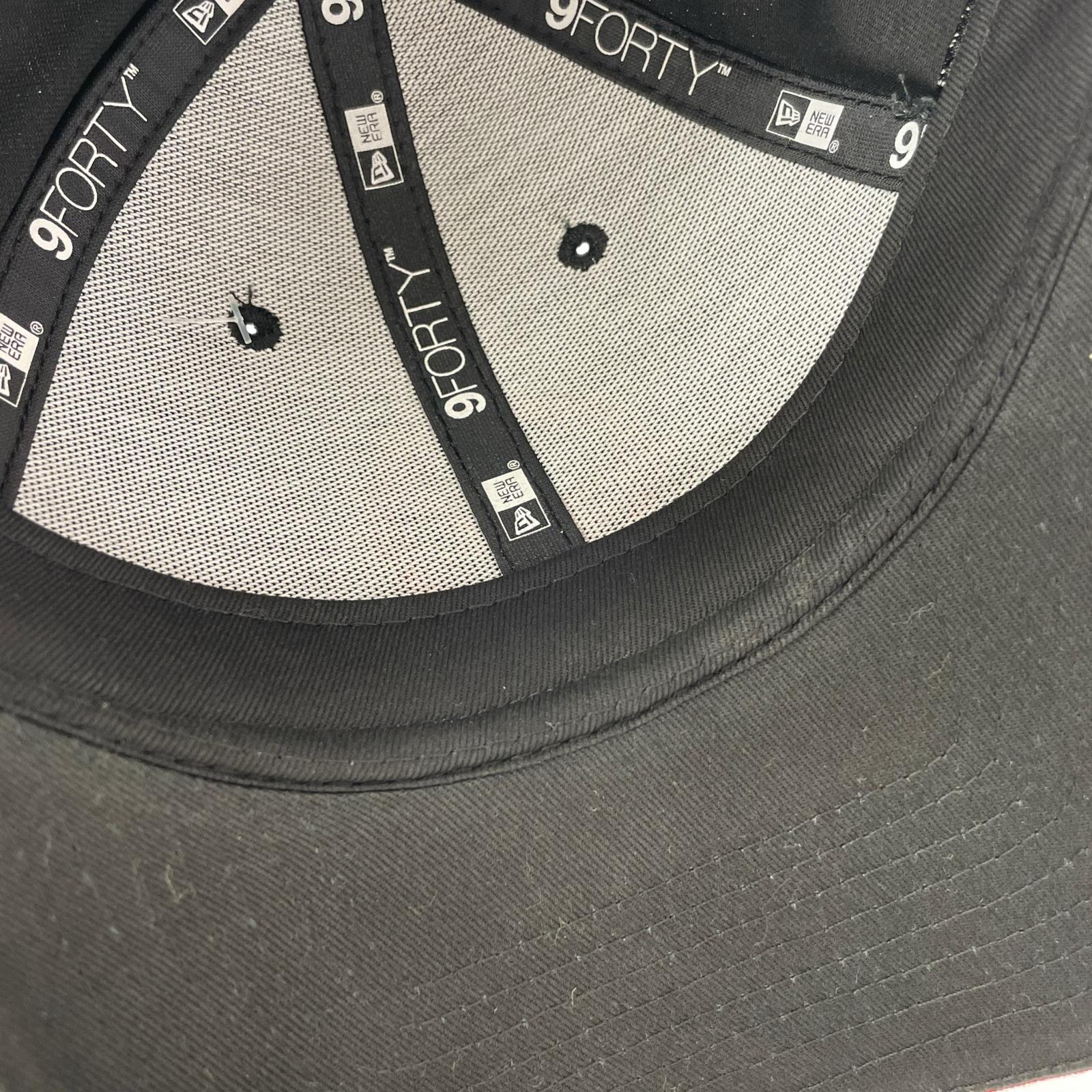 キャップ NEW ERA×PALM ANGELS 刺繍キャップ 黒 ブラック