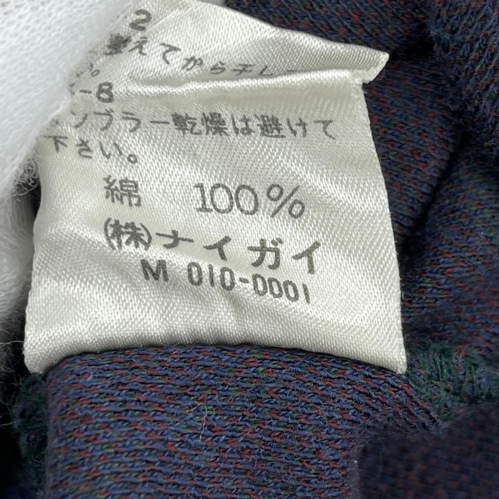ポロシャツ L/Sアーガイル柄ポロシャツ (M) M
