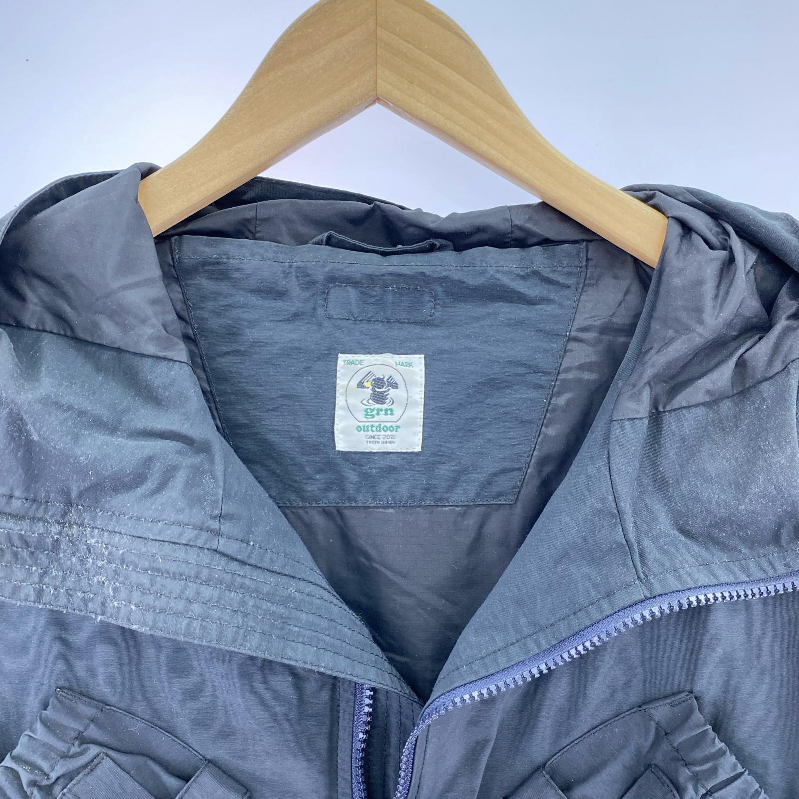 マウンテンパーカー grn outdoor TEBURA MOUNTAIN PARKA21 M M ブラック