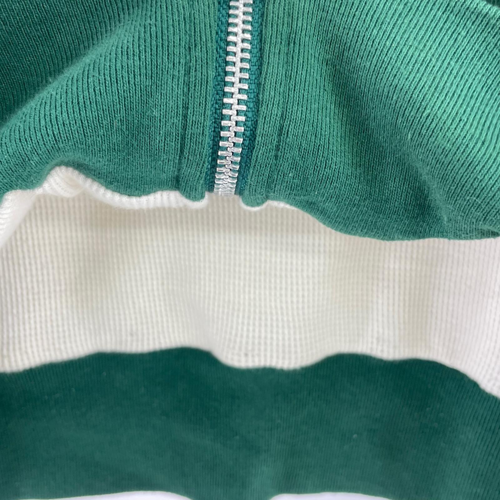 パーカー Thermal Zip Up Sweatshirt M グリーン