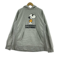 パーカー PEANUTS SNOOPY JOE COOL Hoodie M グレー