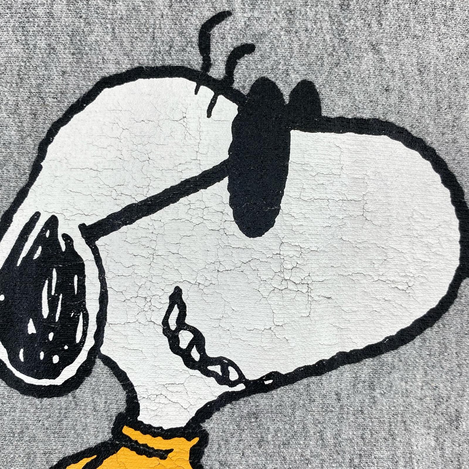 パーカー PEANUTS SNOOPY JOE COOL Hoodie M グレー