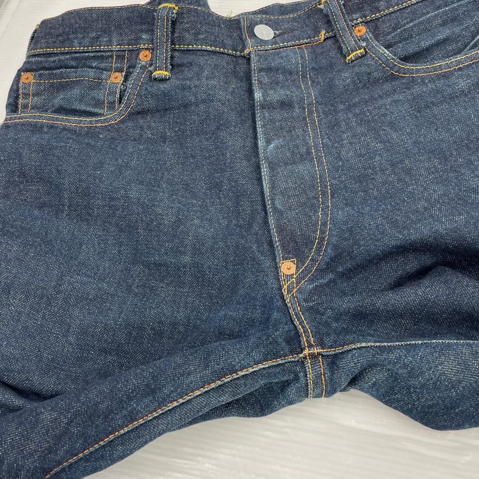デニムパンツ NO.2 LOT2000 ピンクカモメ×戒 32×35 ネイビー