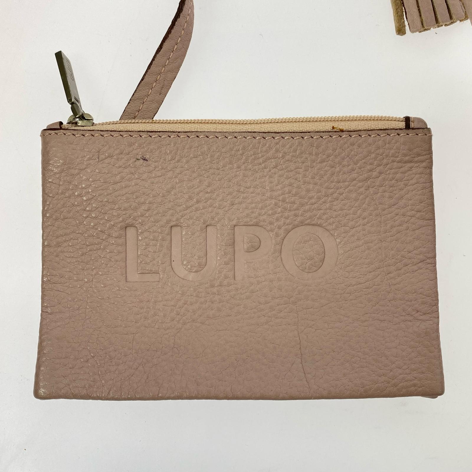 ショルダーバッグ LUPO プリーツ ピンク